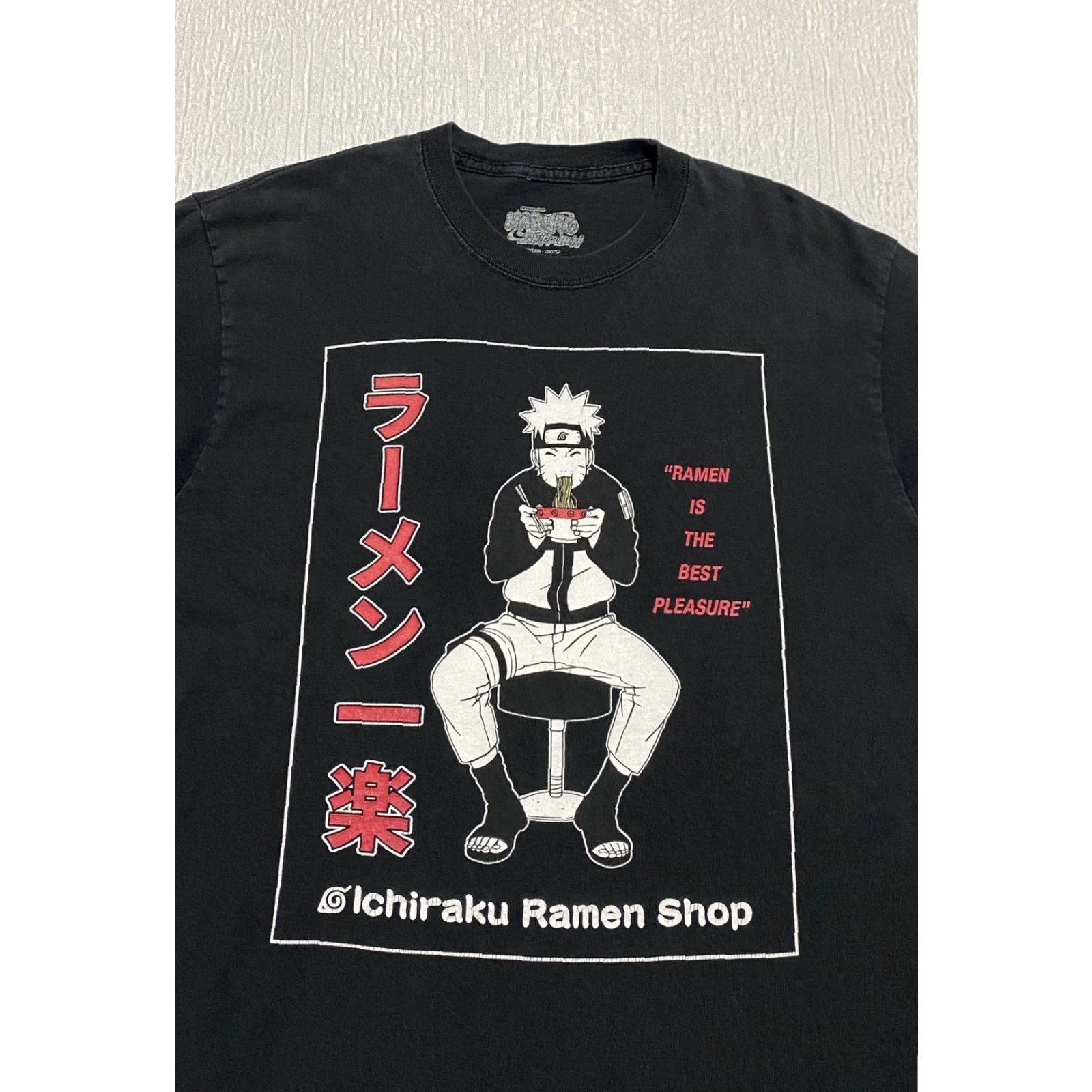 Ripple Junction Naruto Shippuden Shirt Mens Medium Black Ichiraku Ramen Shop Anime Long Sleeve Size US M / EU 48-50 / 2 - 7 Thumbnail