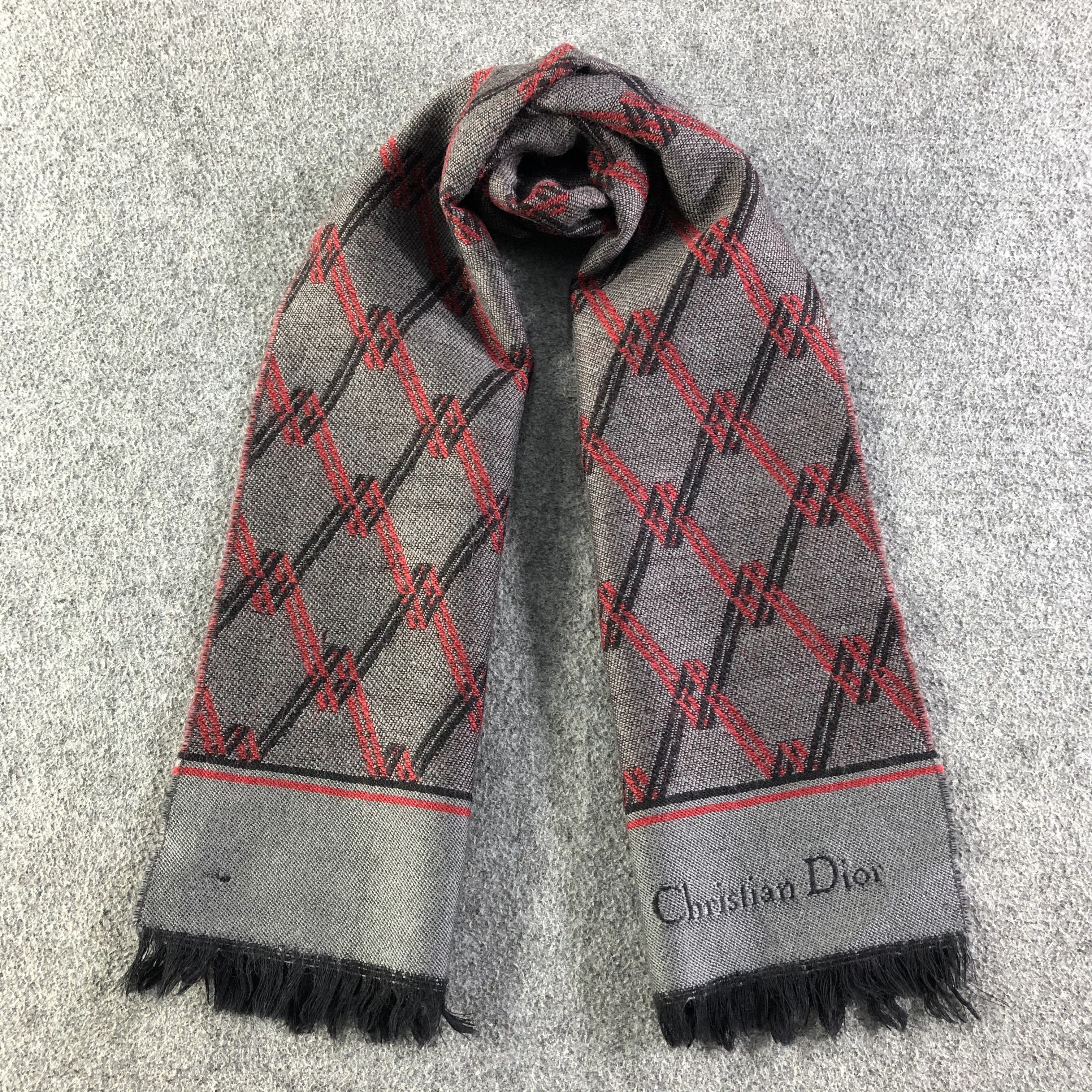 Vintage Christian Dior Scarf / Muffler / Neckwear Size ONE SIZE - 1 Thumbnail