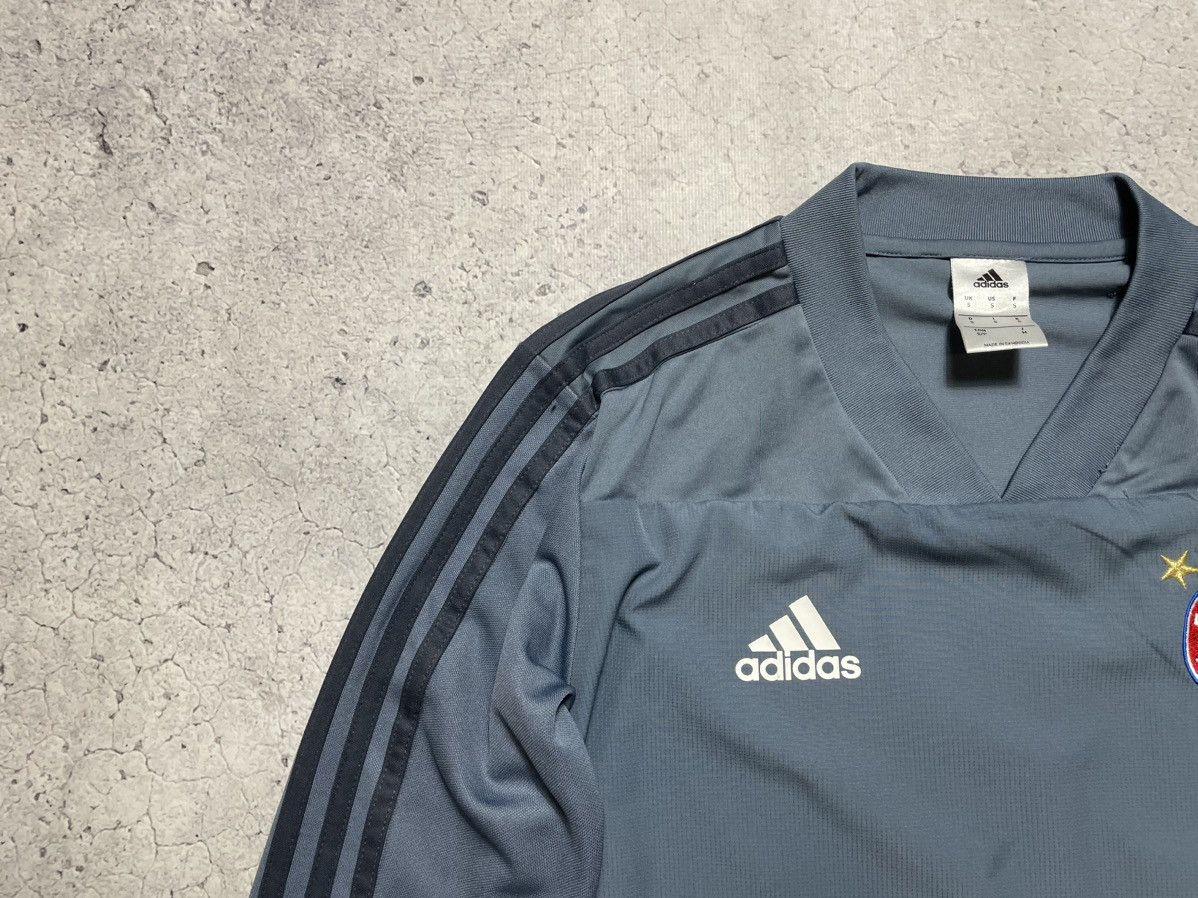 Adidas × Vintage Vintage Sweatshirt Adidas Bayern Munchen Blokecore Football Size US S / EU 44-46 / 1 - 5 Thumbnail