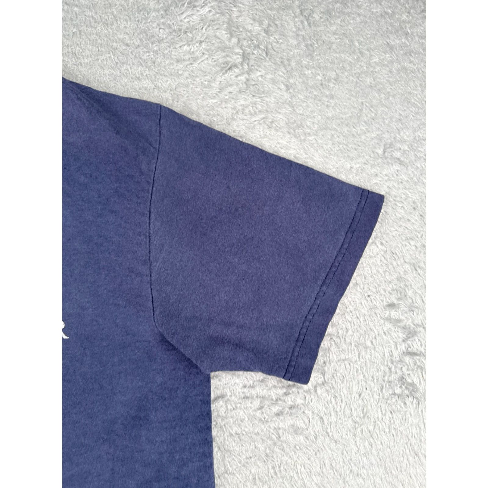 Tommy Hilfiger VINTAGE Tommy Hilfiger Shirt Men L Blue Crew Neck Short Sleeve 100% Cotton Embroidered Logo American Classic 90s Mens Size US L / EU 52-54 / 3 - 2 Thumbnail