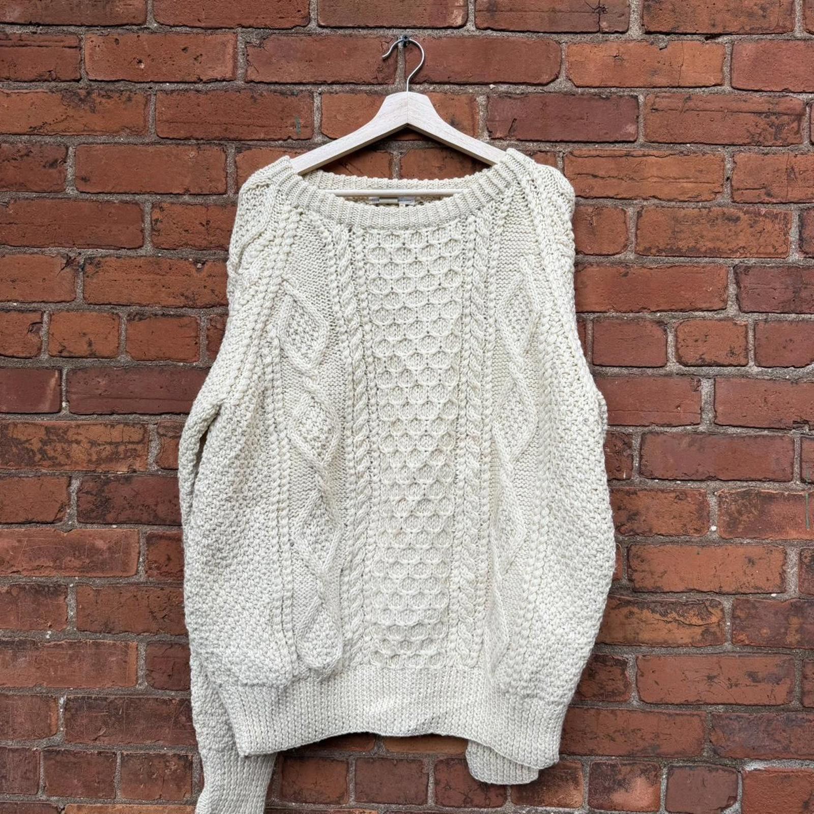Other Vintage B Altman & co cable knit sweater XL 70s/80s Size US XL / EU 56 / 4 - 4 Thumbnail