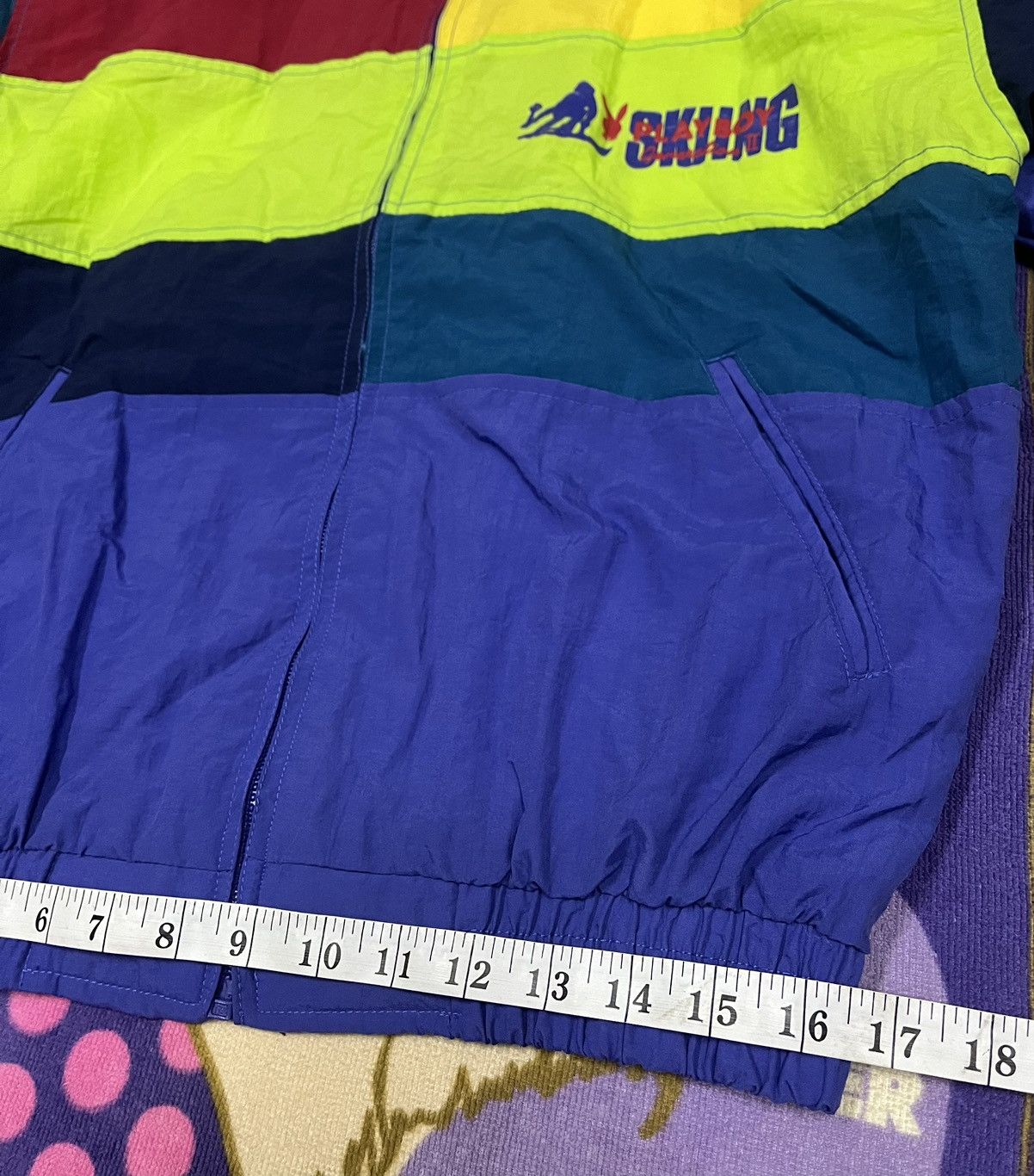 Playboy PLAYBOY Rabbit Head Design Multicolour Windbreaker/Jacket Size US L / EU 52-54 / 3 - 18 Thumbnail