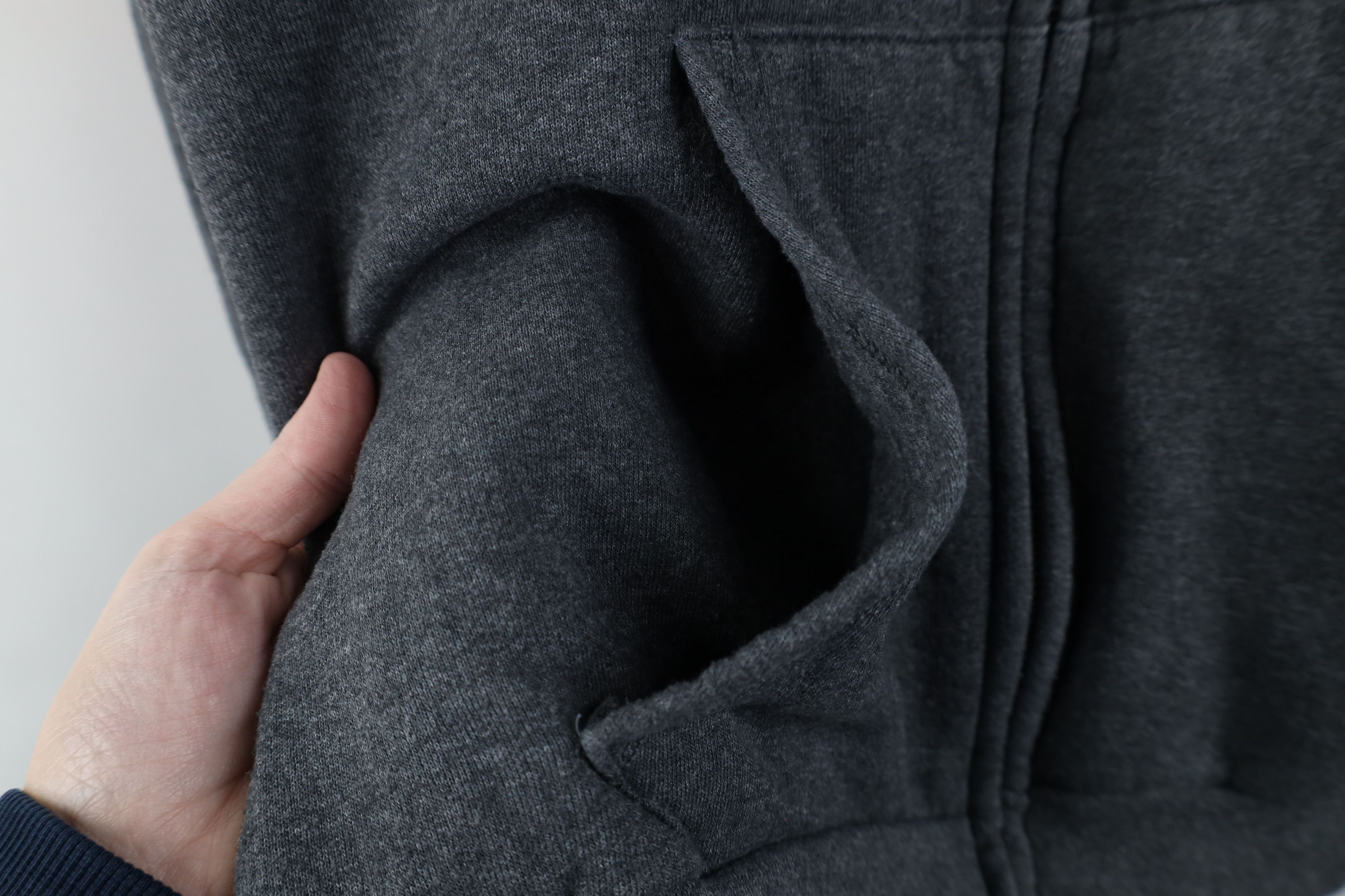 Vintage Vintage 90s Y2K Streetwear Full Zip Hoodie Sweatshirt Gray Size US M / EU 48-50 / 2 - 6 Thumbnail