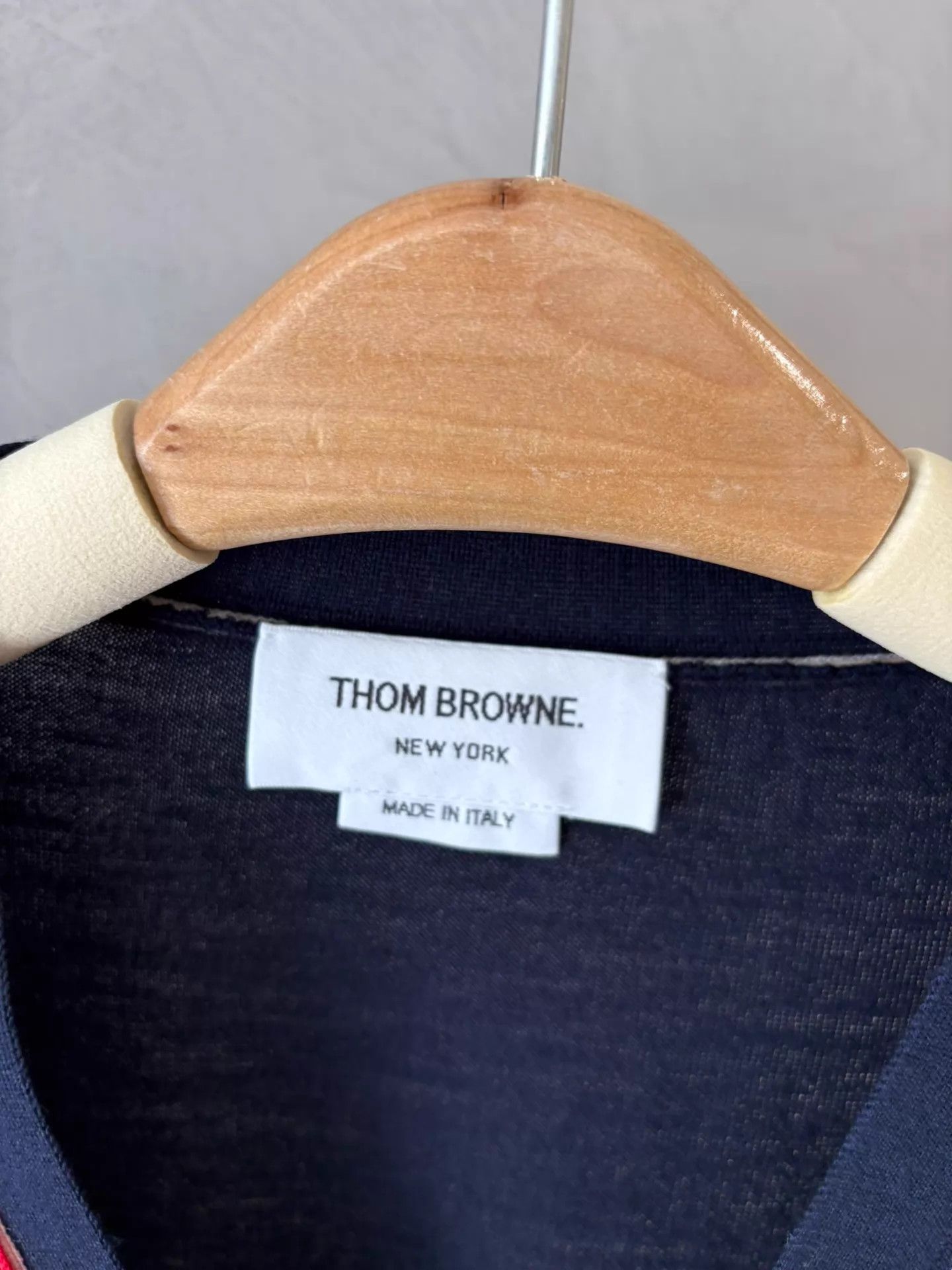 Thom Browne THOM BROWNE Navy Thin Wool Cardigan NOS 36 Size XS / US 0-2 / IT 36-38 - 4 Thumbnail