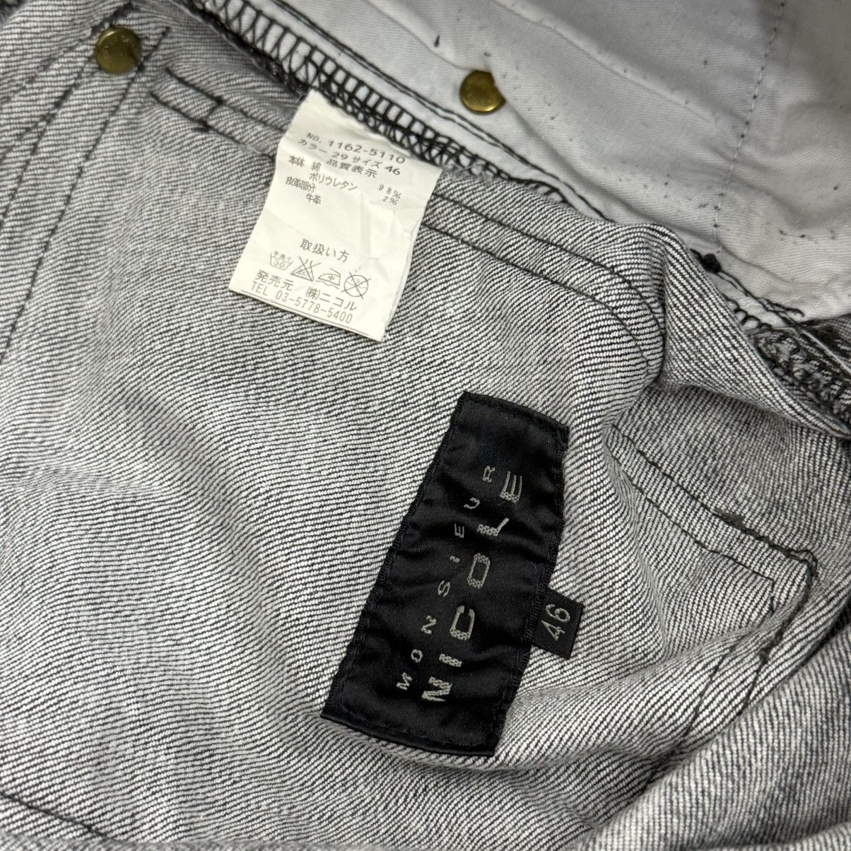 Nicole Club Monsieur Nicole 1974 Whisker Straight Leg Distressed Pants Size US 32 / EU 48 - 19 Thumbnail