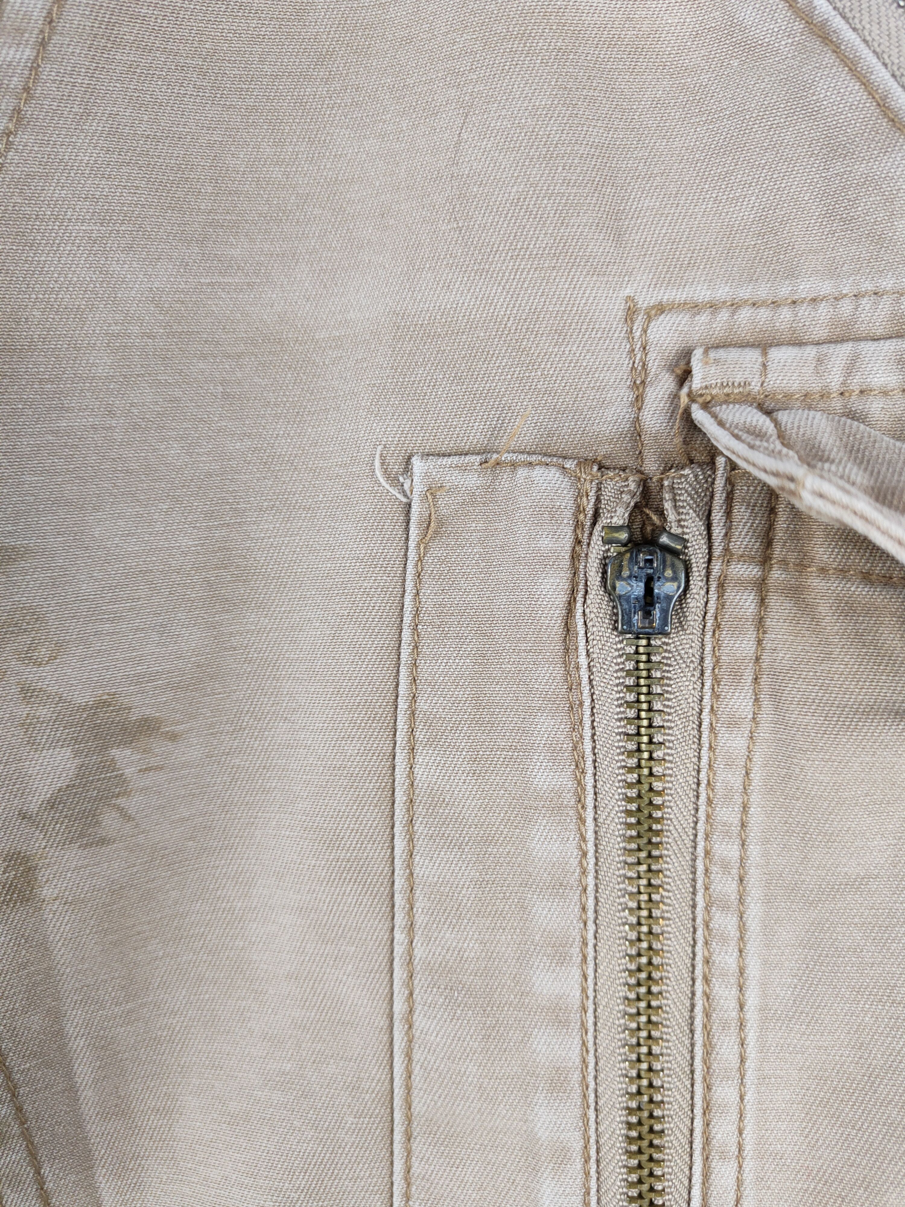 Japanese Brand Six-Star Beige Multipocket Tactical Cargo Pants #S1258 Size US 31 - 5 Thumbnail