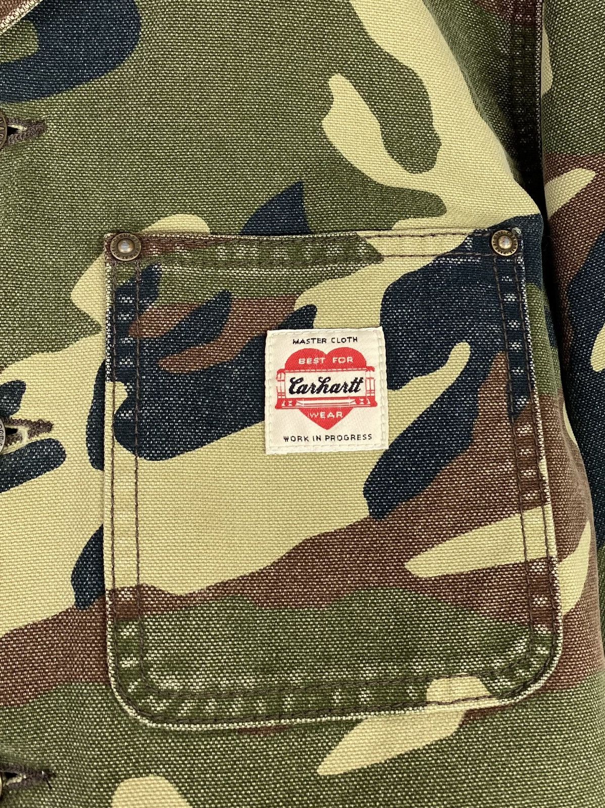 Carhartt × Carhartt Wip S/S 2012 Carhartt Heritage Woodland Camo Settler Work Jacket Size US S / EU 44-46 / 1 - 4 Thumbnail