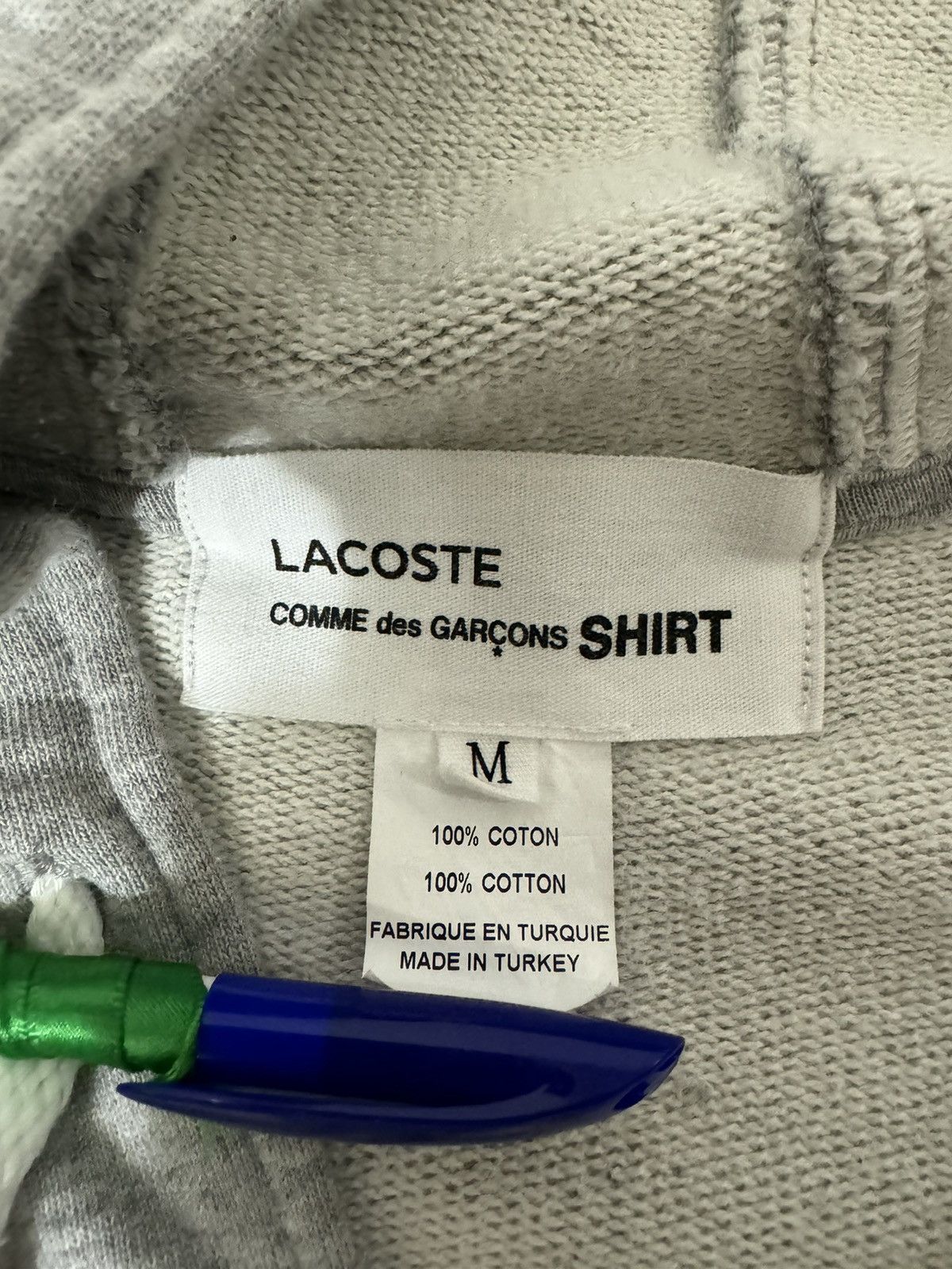 Comme des Garcons × Lacoste CDG x Lacoste Zip up Hoodie Size US M / EU 48-50 / 2 - 3 Thumbnail