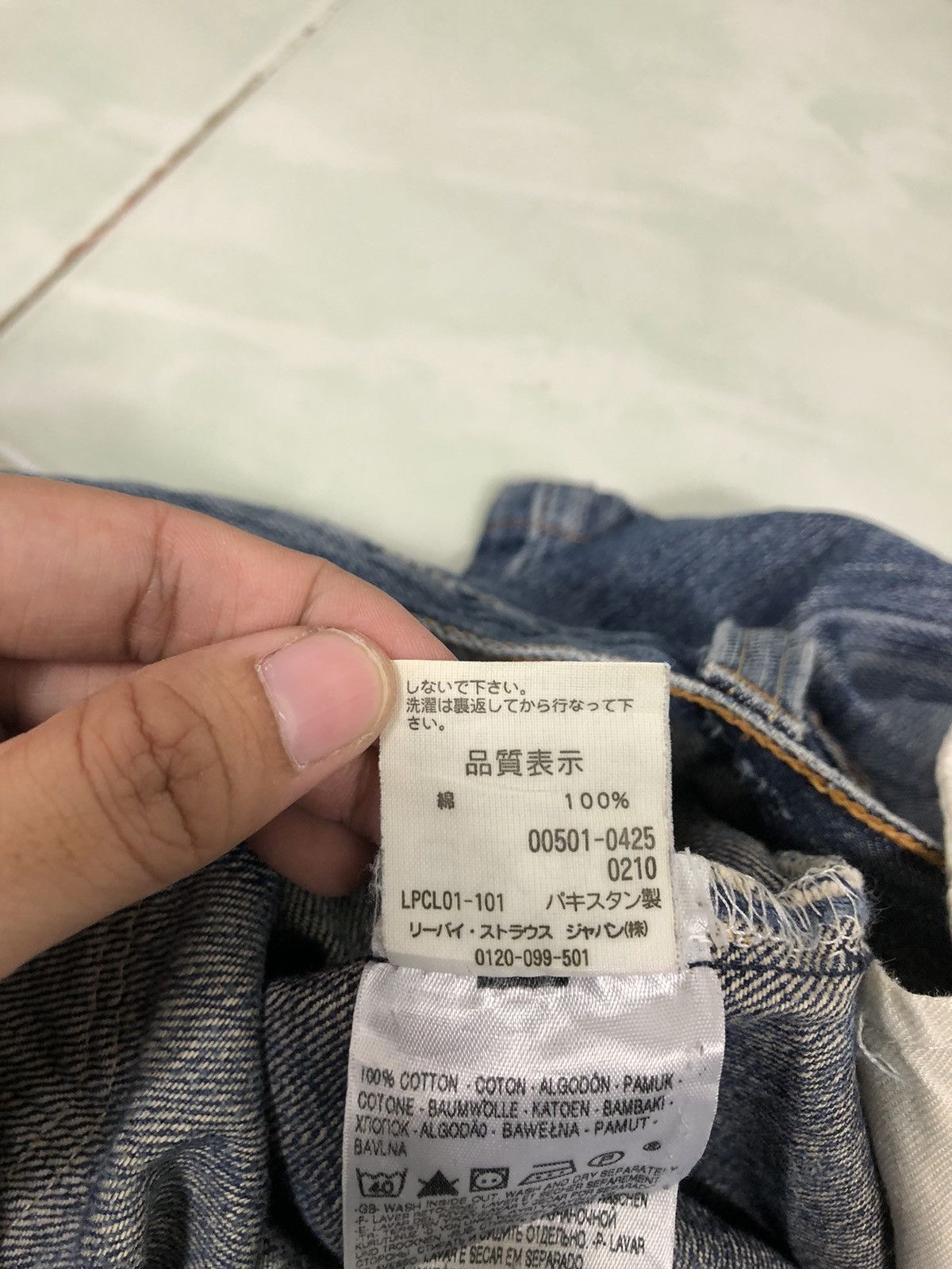 Levi's 🔥90’s VINTAGE LEVI’S ORIGINAL 501 STRAIGHT CUT DISTRESSED Size US 30 / EU 46 - 20 Thumbnail