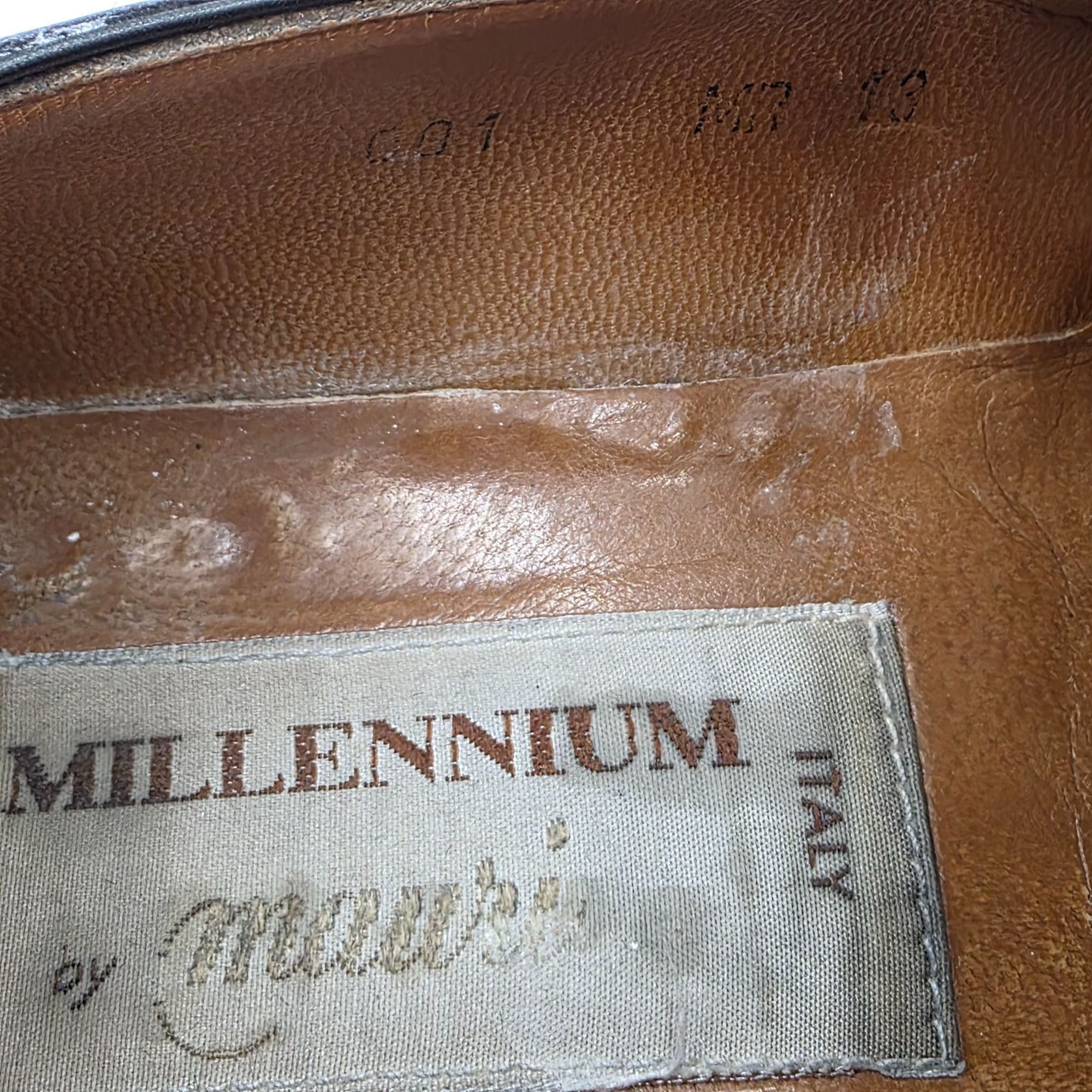 Mauri Vintage Mauri Millennium Mens 13 Black Leather Dress Shoes Size US 13 / EU 46 - 11 Thumbnail
