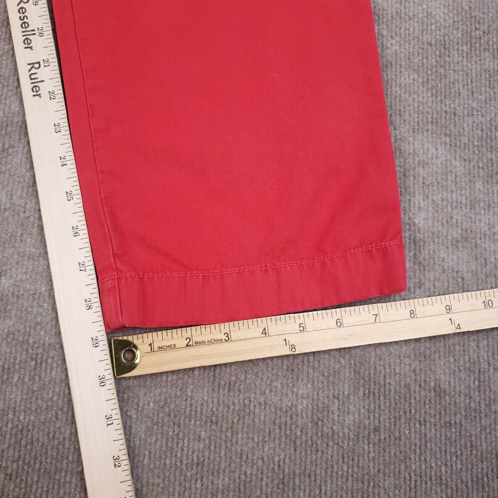 Brooks Brothers Brooks Brothers Chino Pants Mens 36x30 Red Straight Leg Casual Mid Rise Size US 36 / EU 52 - 3 Thumbnail