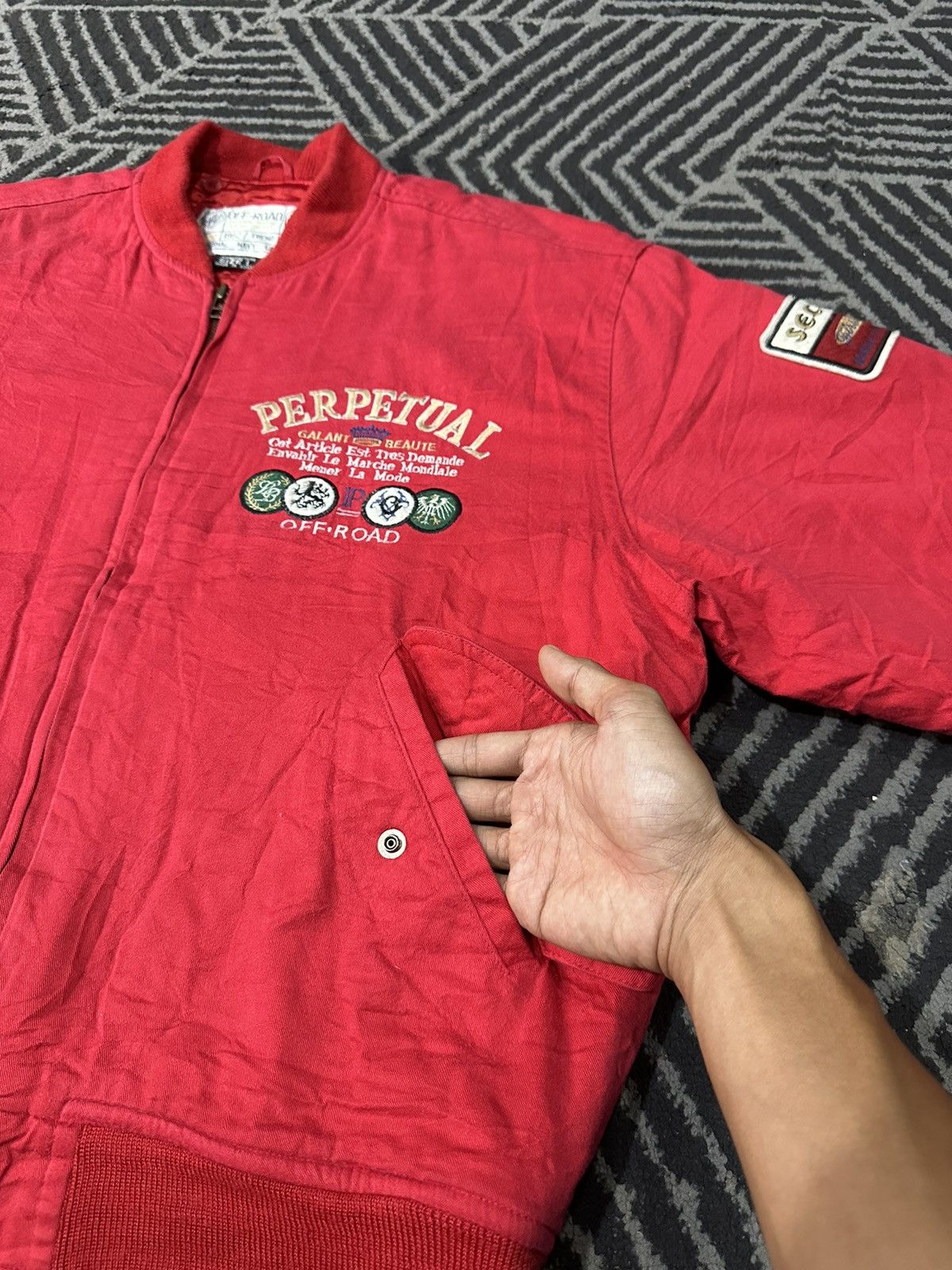 Japanese Brand × Vintage Vintage OFF-ROAD Embroidery Script American Classic Jacket Size US L / EU 52-54 / 3 - 9 Thumbnail