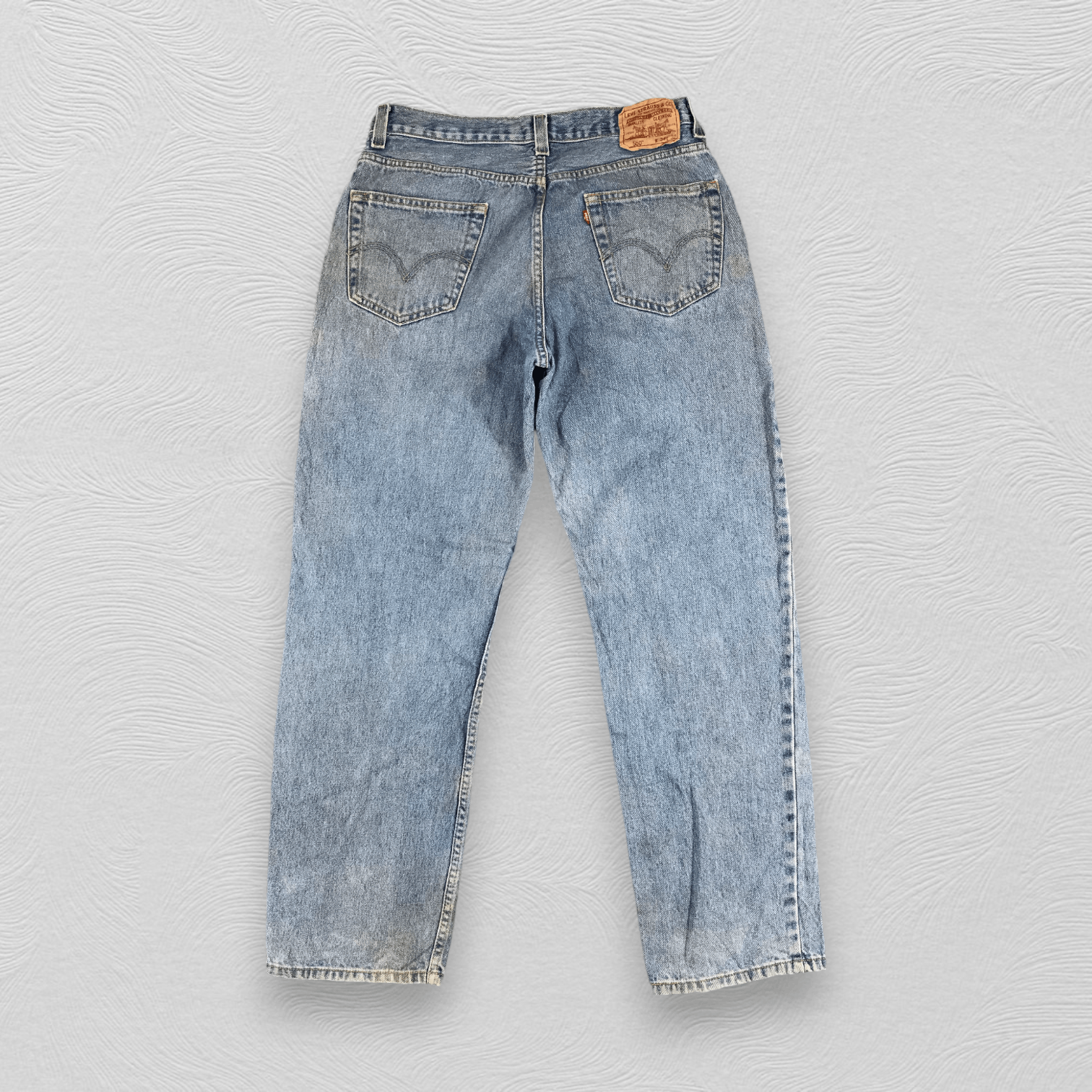 Levi's Vintage Levi's 550 Jeans Dirty Blue Wash Denim KJ239 Size US 34 / EU 50 - 2 Thumbnail