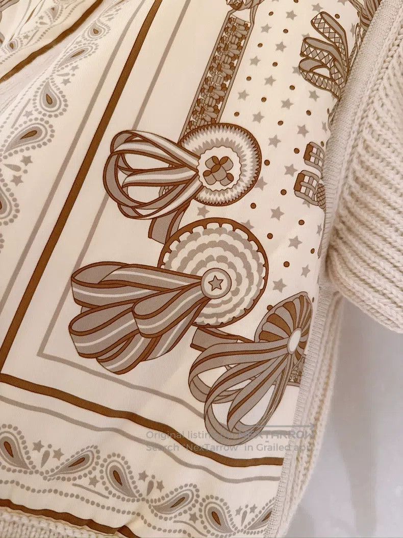 Hermes Hermes Grand Celebration Series Silk Printed Cashmere Open Size XXS / US 00 / IT 34 - 6 Thumbnail