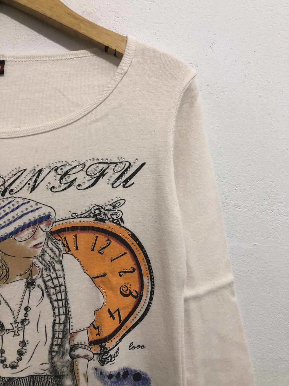 Hysteric Glamour Gothic Poem Big Kickers Big Art Ifsix Rock Punk Style Size US S / EU 44-46 / 1 - 3 Thumbnail