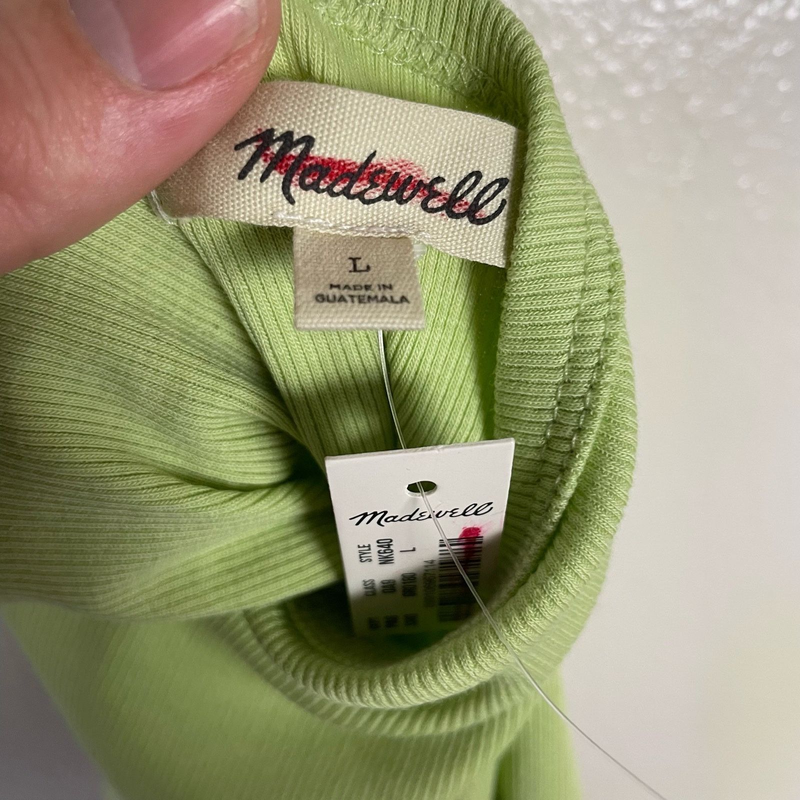 Madewell Madewell Brightside Vine Halter Rib Tank Top US Women's L Size L / US 10 / IT 46 - 3 Thumbnail