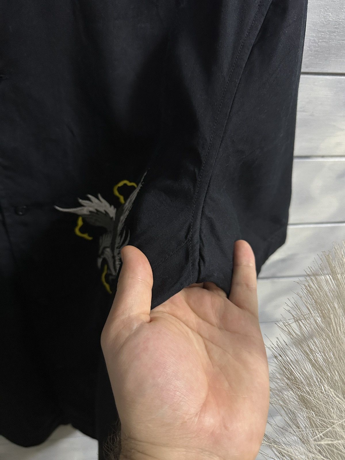 Diesel Rare Shirt Button Diesel Bird Japan Style Big Logo Size US M / EU 48-50 / 2 - 7 Thumbnail