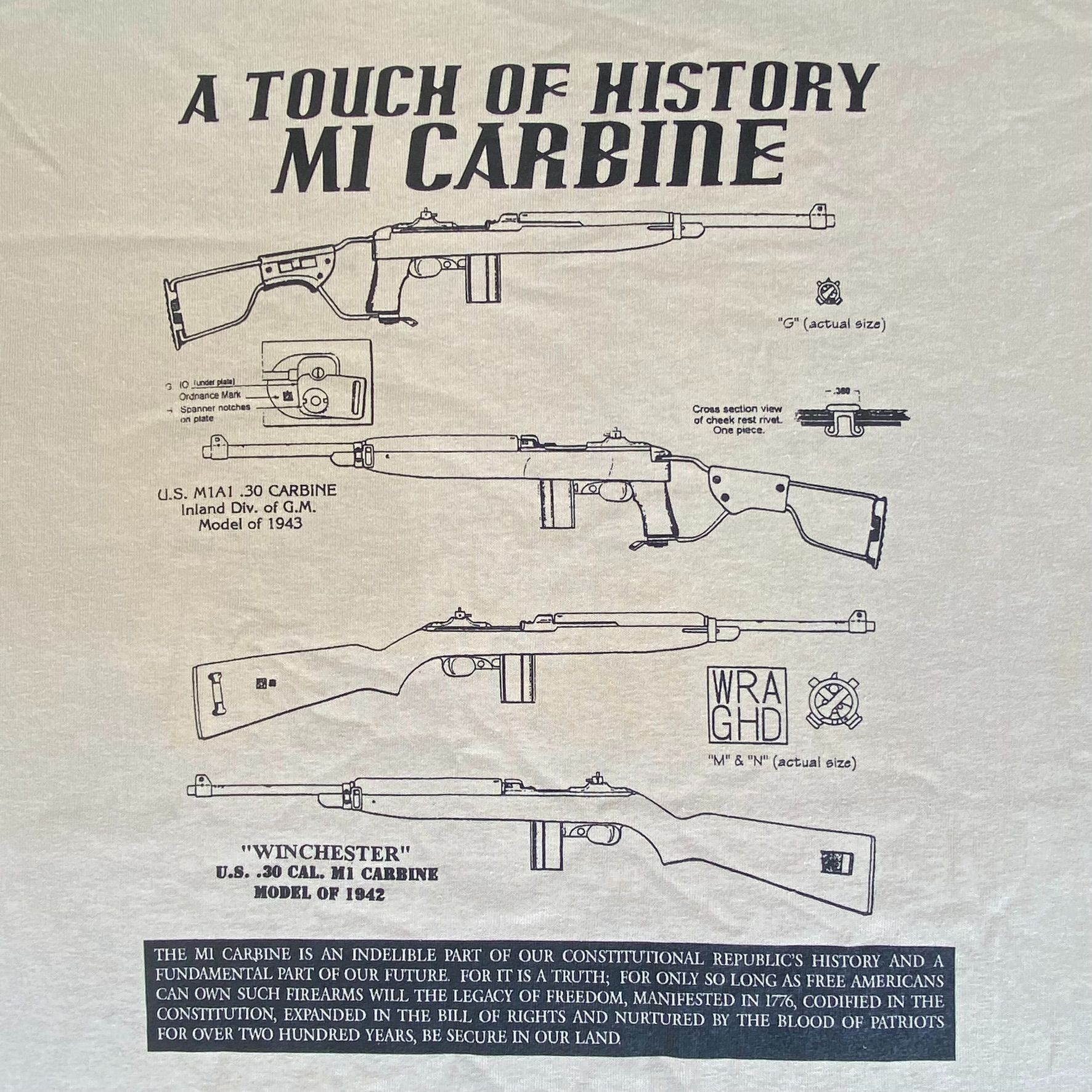 Gildan Vintage Y2K M1 Rifle Shirt Military History Guns Firearm Tee Size US XL / EU 56 / 4 - 3 Thumbnail