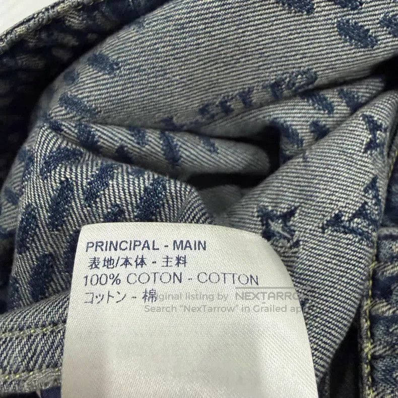 Louis Vuitton Louis Vuitton Nigo Blue Full Print Denim Jacket Size US L / EU 52-54 / 3 - 5 Thumbnail