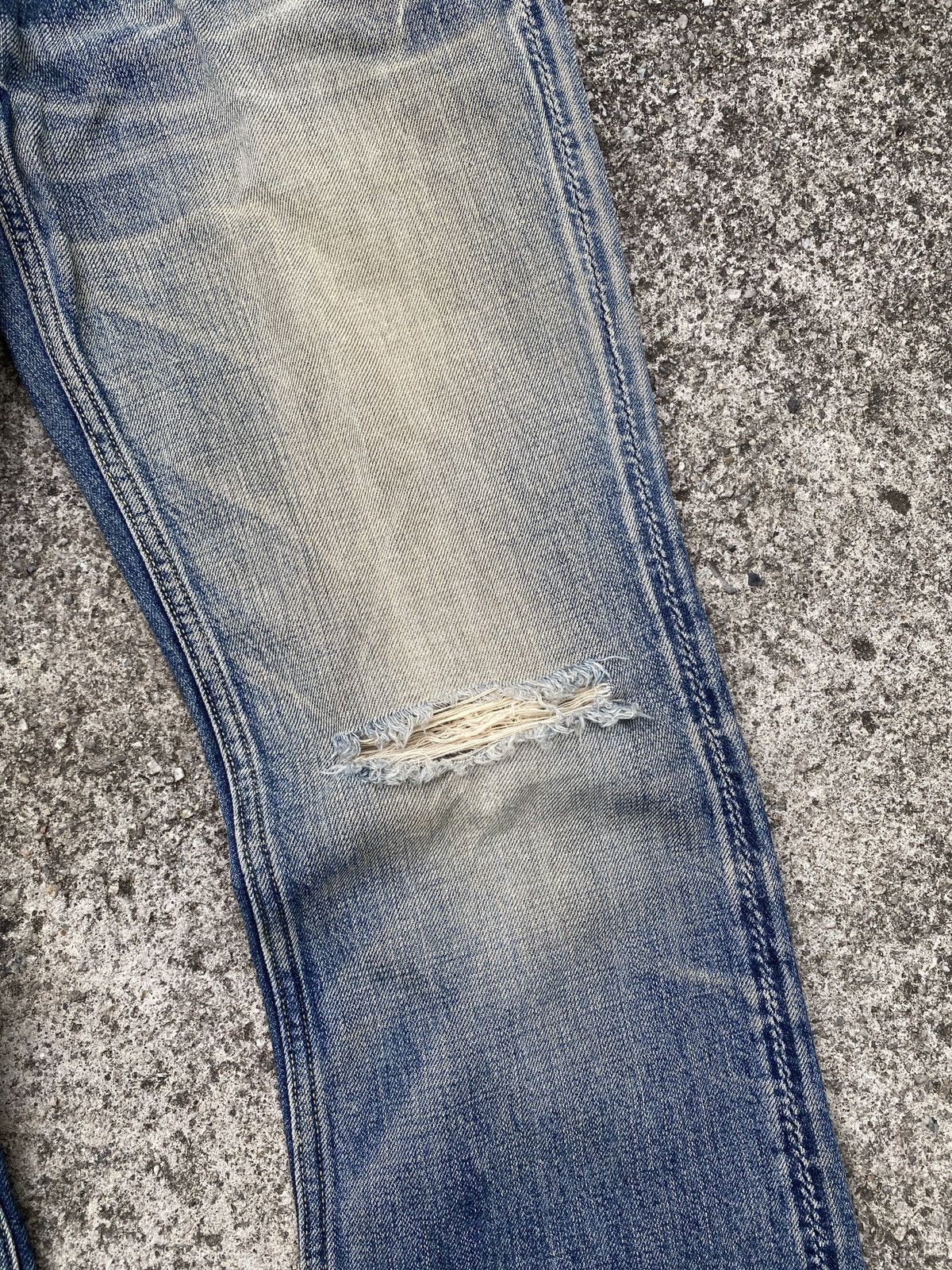 Japanese Brand Rodeo Crown Japan Faded Distressed Denim Size US 31 - 8 Thumbnail