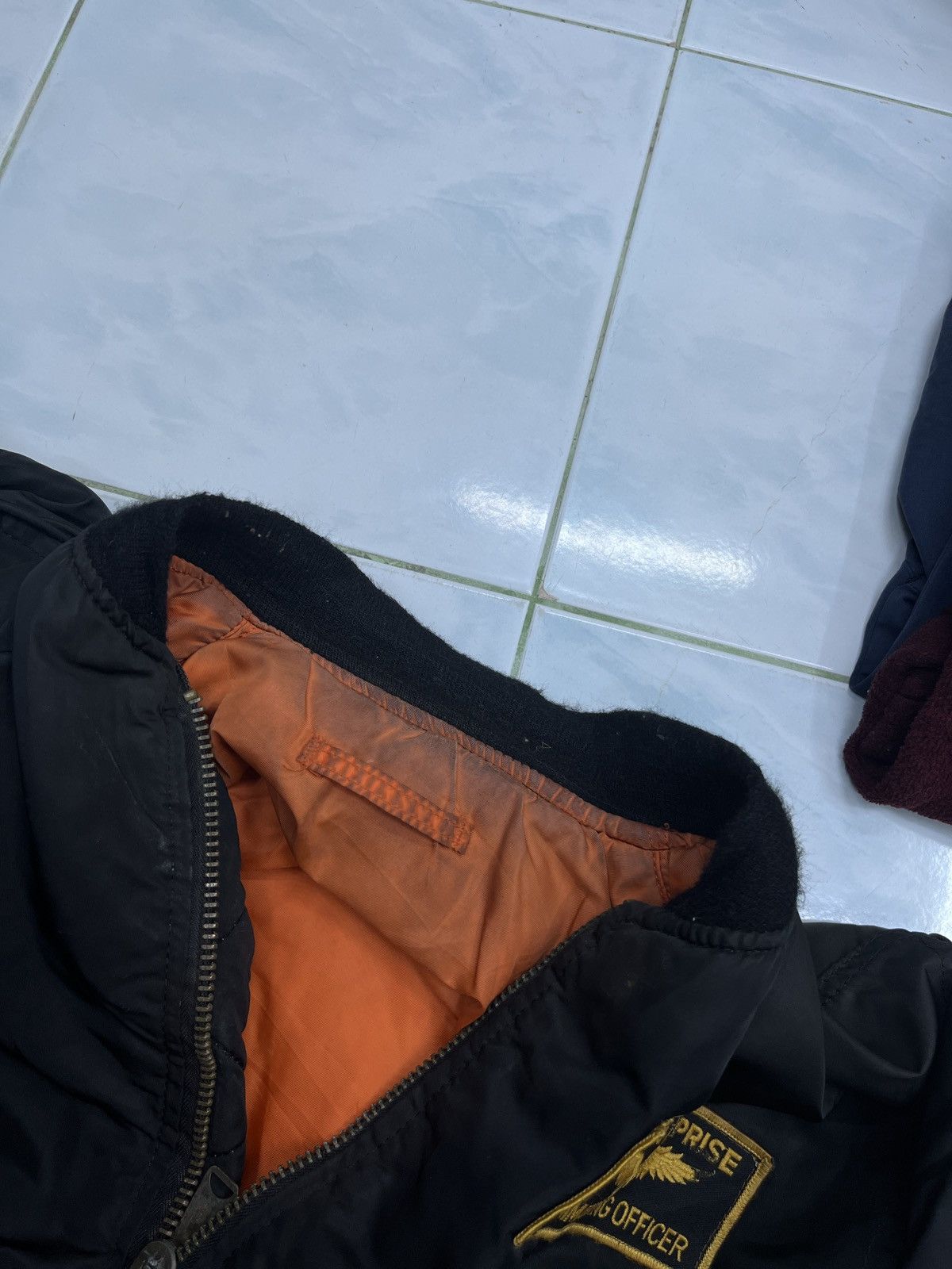 Vintage 🔥🔥🔥STEALS VTG USS ENTERPRISE COMANDING OFFICER MA1 JACKET Size US M / EU 48-50 / 2 - 14 Thumbnail