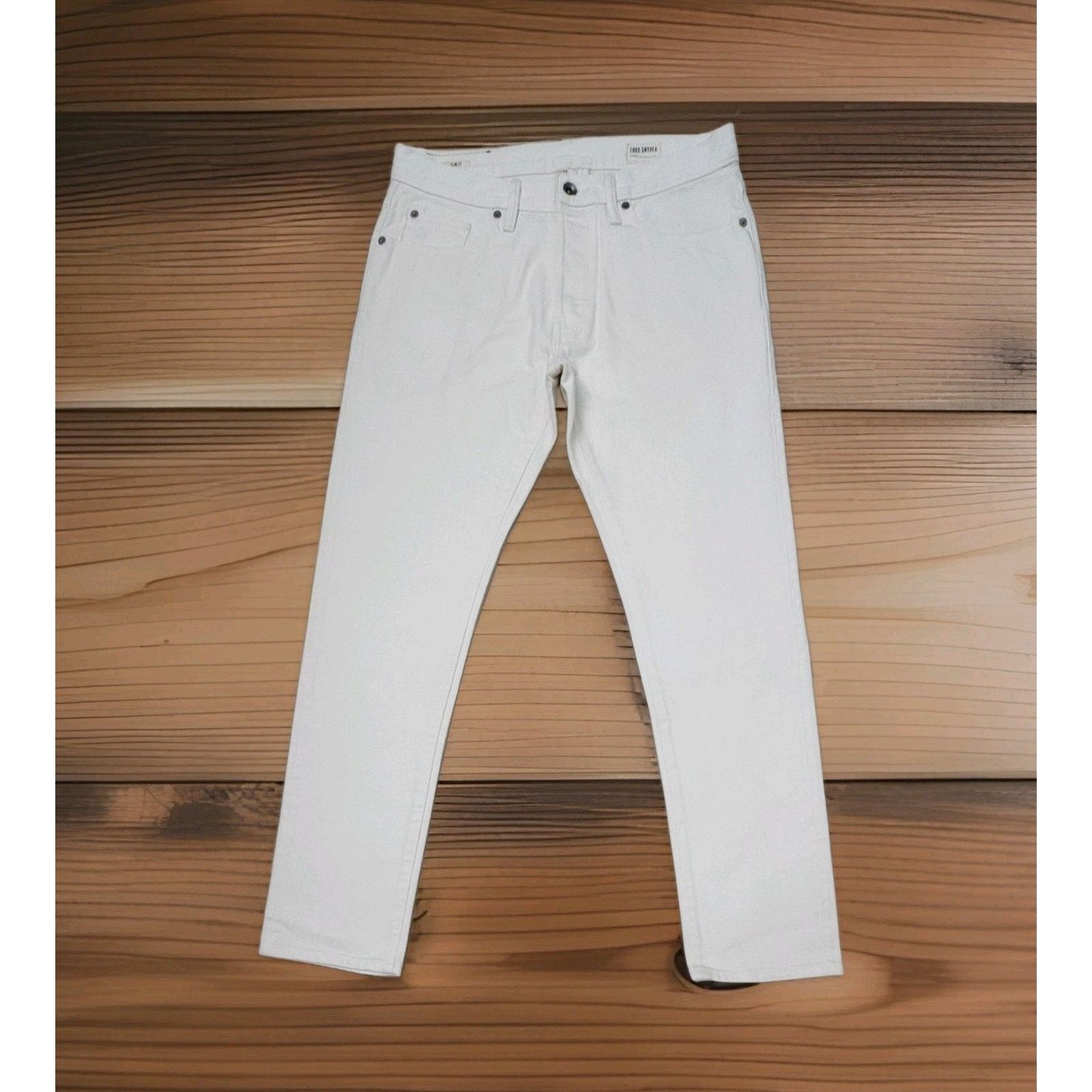 Todd Snyder Todd Snyder Slim Fit Japanese Selvedge Denim White 30x29 Size US 30 / EU 46 - 1 Thumbnail