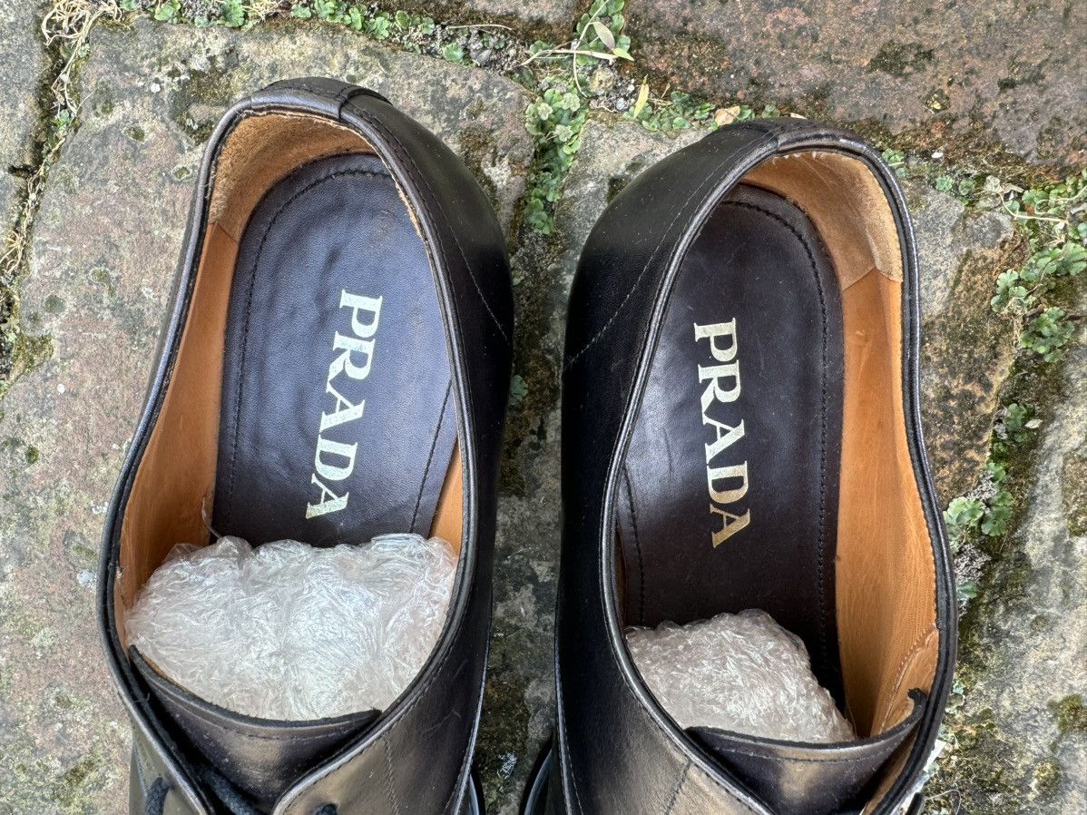 Prada Authentic💫Prada💫 (2EE 115) Dress Shoes Size US 8.5 / EU 41-42 - 7 Thumbnail
