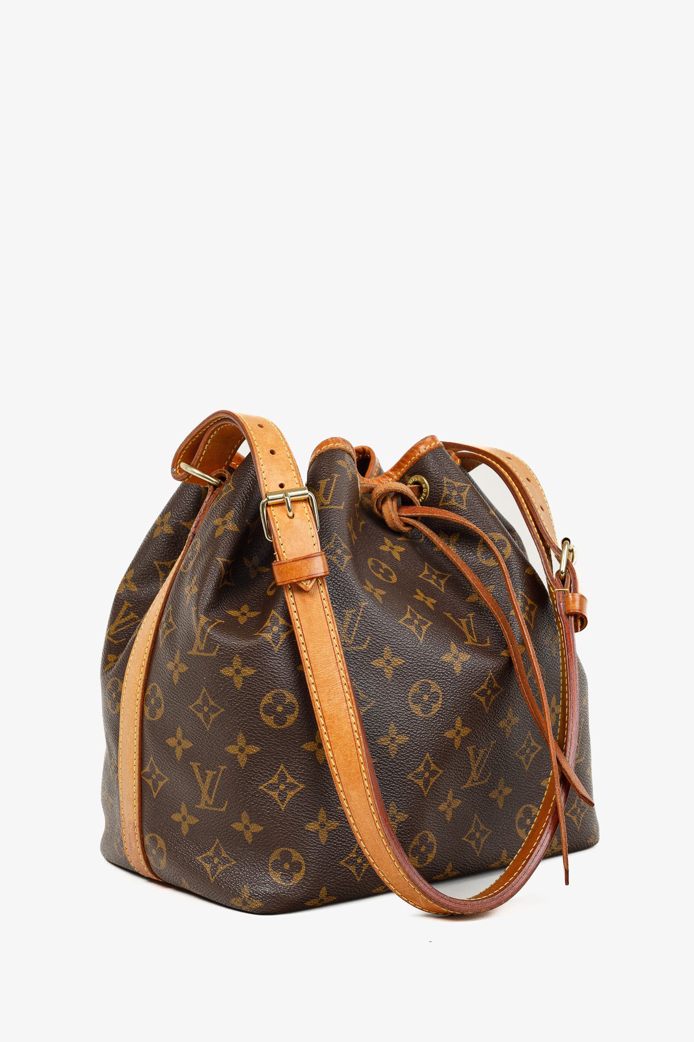 Louis Vuitton Louis Vuitton Petit Noe Monogram Canvas Bucket Bag Size ONE SIZE - 2 Thumbnail