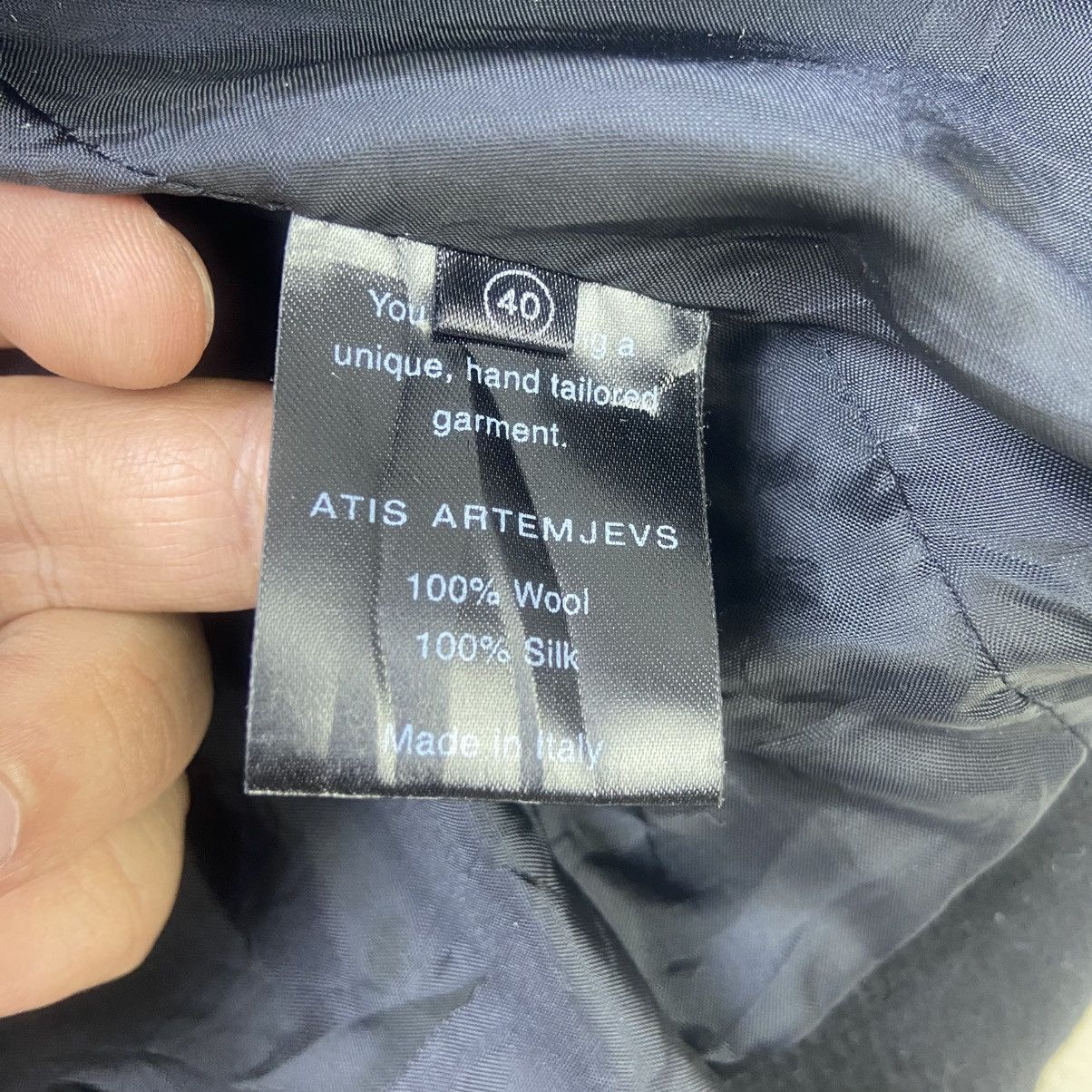 Designer Latvian Designer Atis Artemjevs Wool Jacket Size S / US 4 / IT 40 - 18 Thumbnail