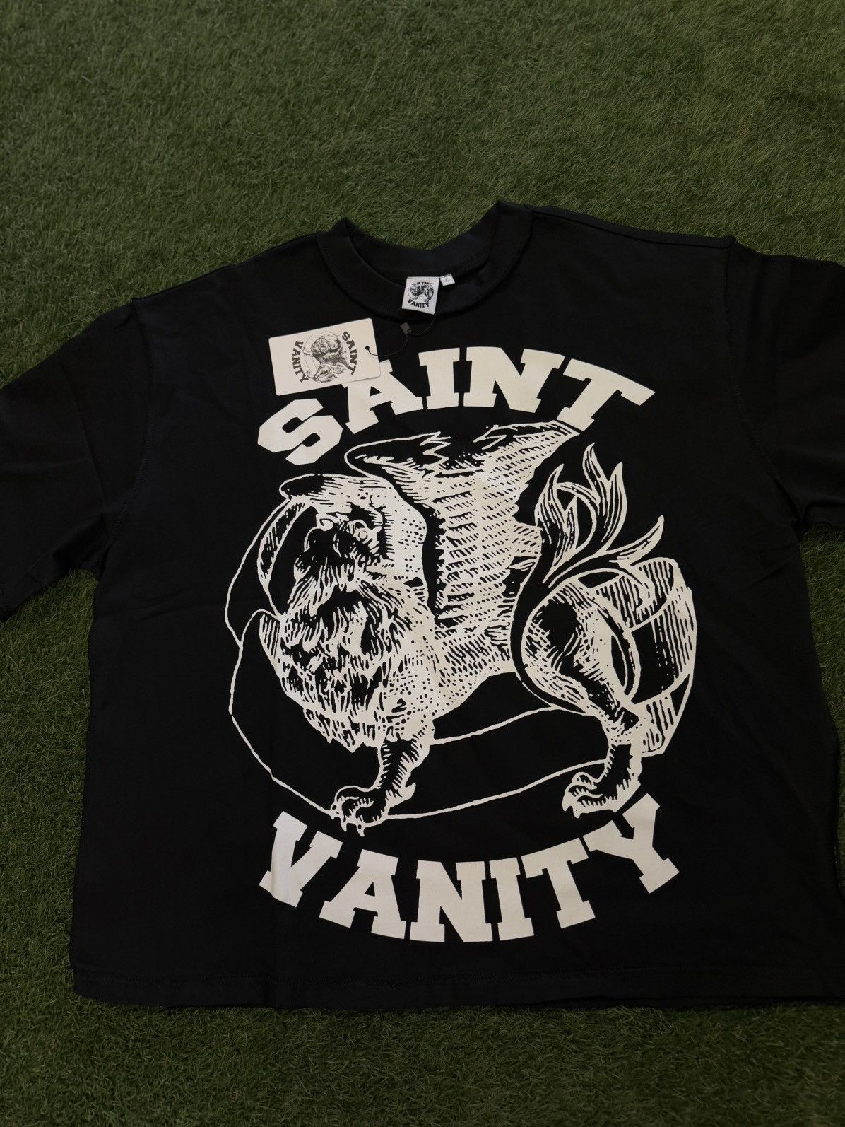 Saint Vanity Saint Vanity Black White Griffins Tee Size L (NEW) Size US L / EU 52-54 / 3 - 2 Thumbnail