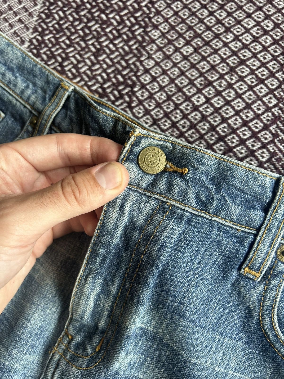 Polo Ralph Lauren Vintage Polo Ralph Lauren Knee Skirt Faded Jeans Streetwear Size 28" / US 6 / IT 42 - 9 Thumbnail