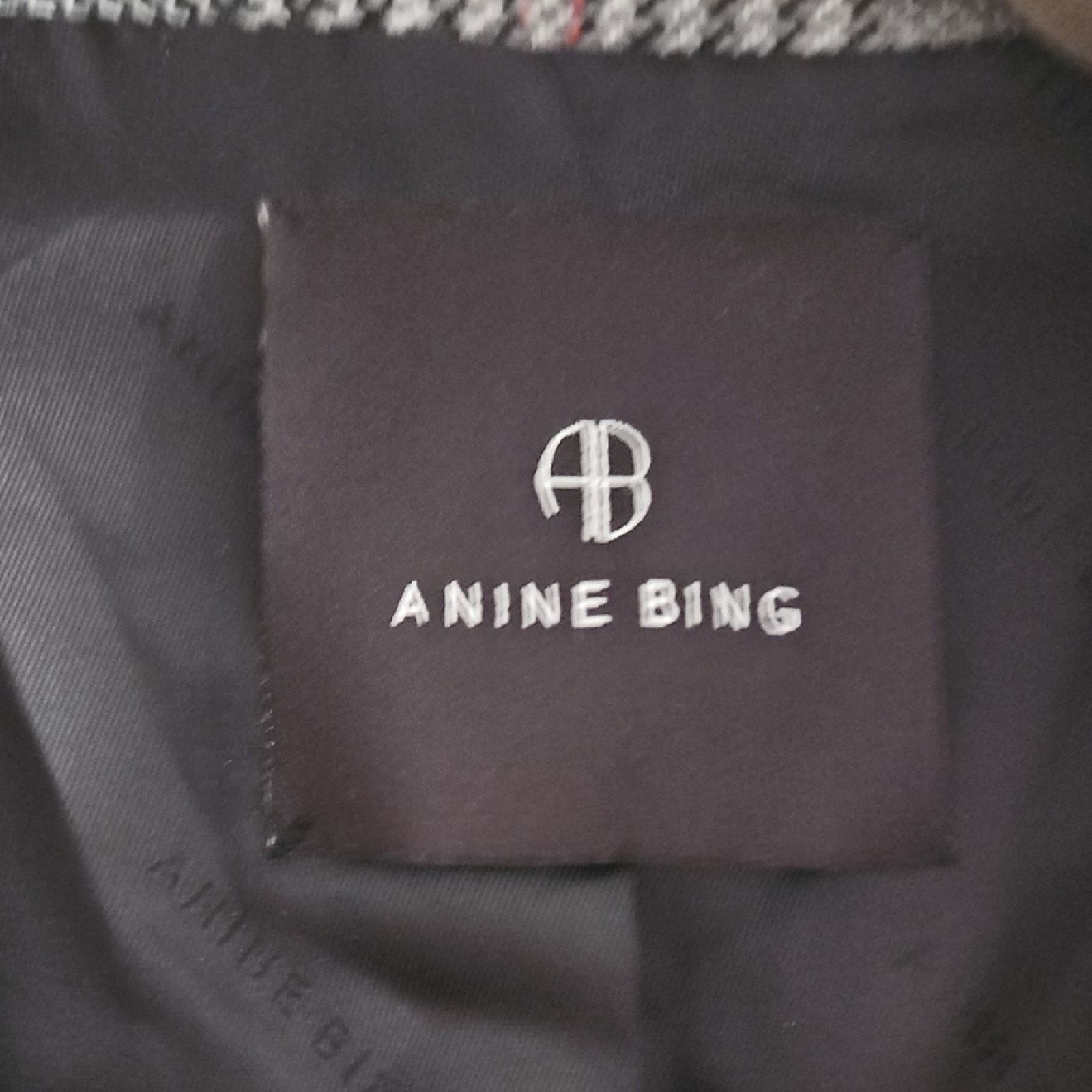 Anine Bing Anine Bing Size S Black and White Checkered Blazer Size S / US 4 / IT 40 - 3 Thumbnail