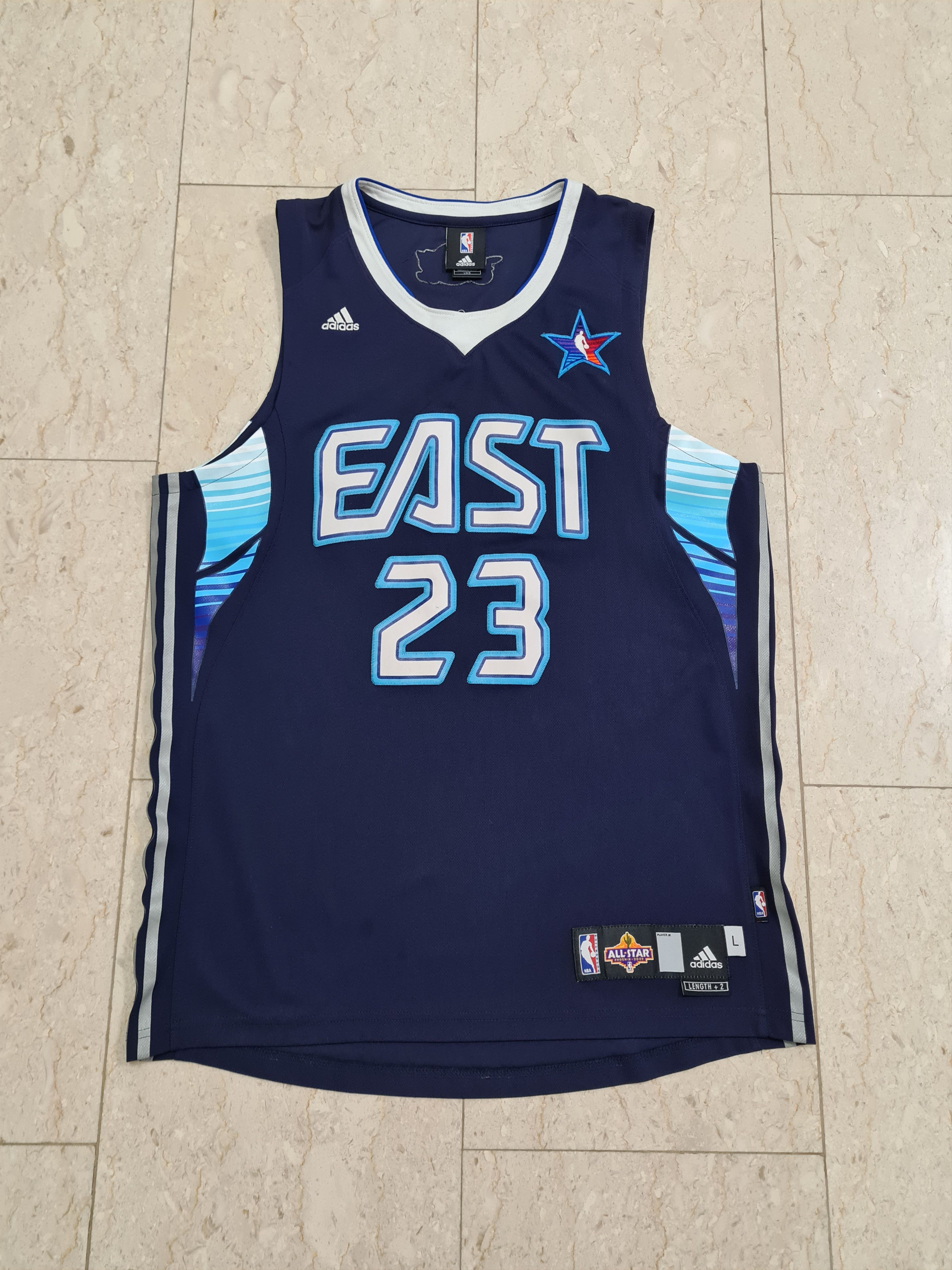 Nba Lebron James Jersey 2009 Authentic Adidas Men's NBA 2009 East