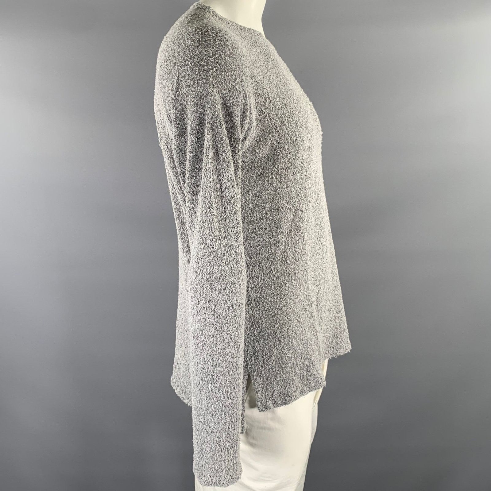 John Elliott Size L Grey Black Textured Cotton Nylon Pullover Size US L / EU 52-54 / 3 - 3 Thumbnail