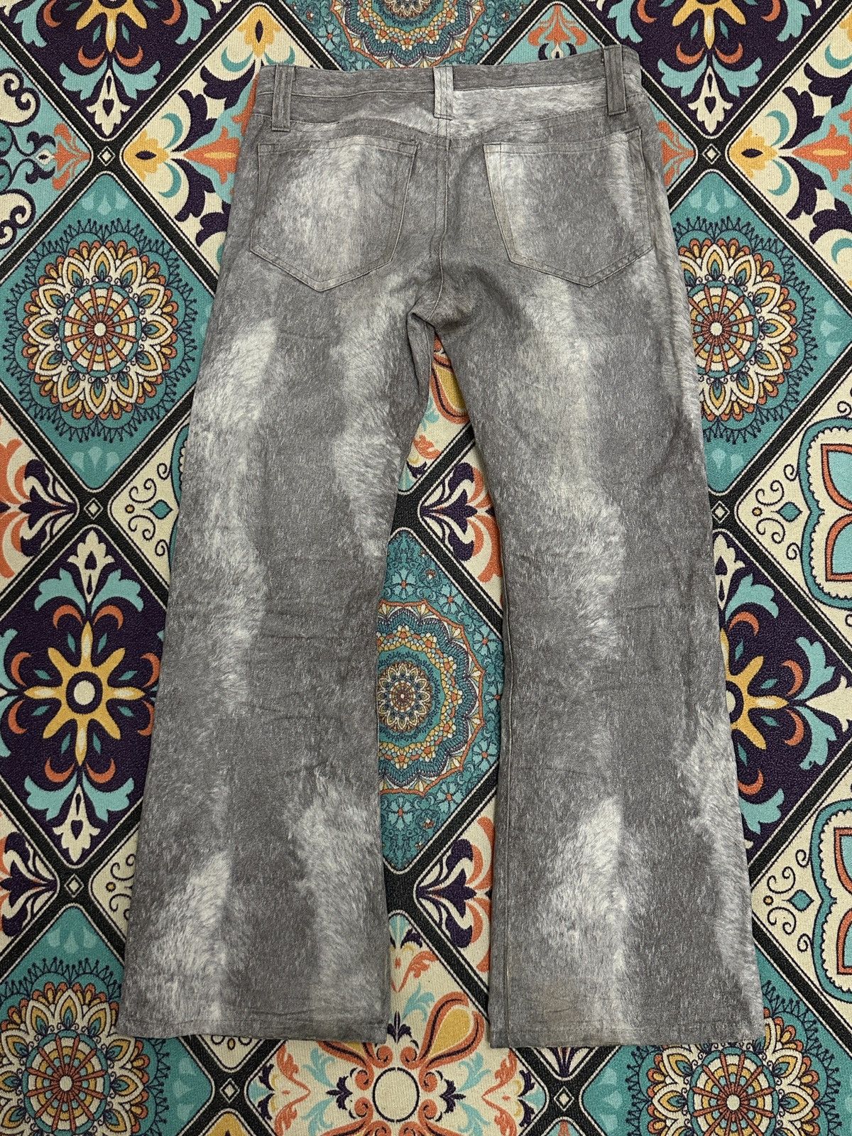 Yoshiyuki Konishi Yoshiyuki Konishi Ficce Uomo Acid Wash Flare Pants Size US 28 / EU 44 - 3 Thumbnail