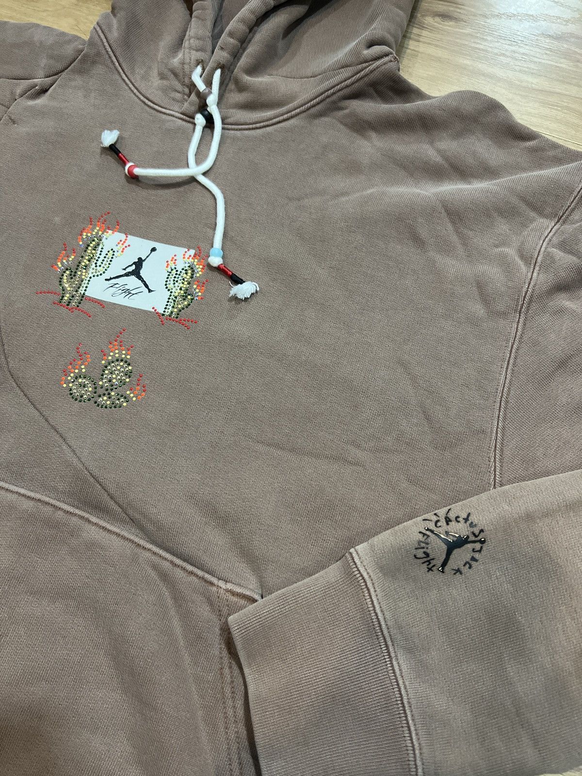 Jordan Brand × Travis Scott Air Jordan x Travis Scott Hoodie Catus Plant Brown DO4094256 Size US XXL / EU 58 / 5 - 5 Thumbnail