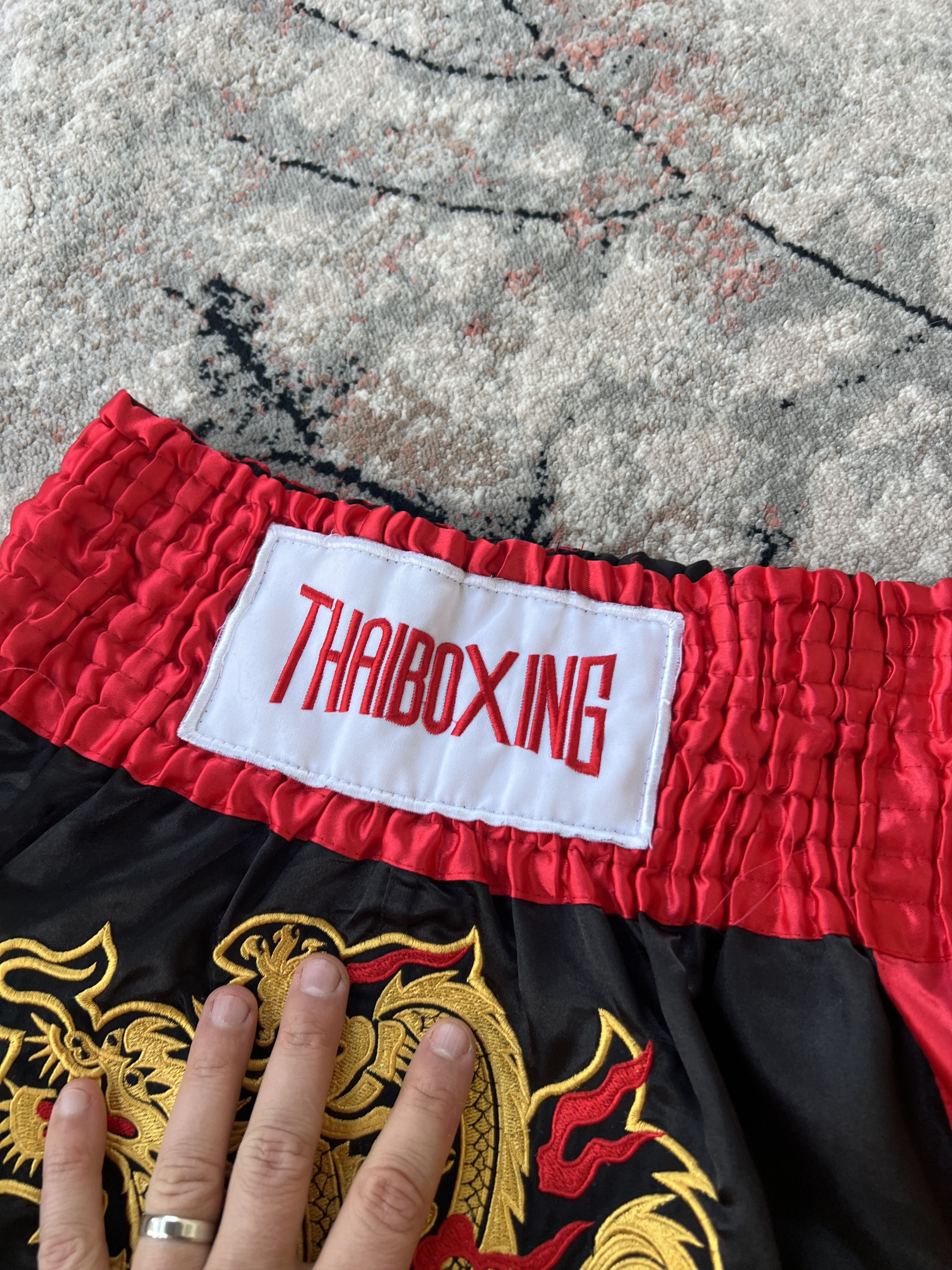Japanese Brand Vintage Muai Thai Boxing Shorts Size US 30 / EU 46 - 3 Thumbnail