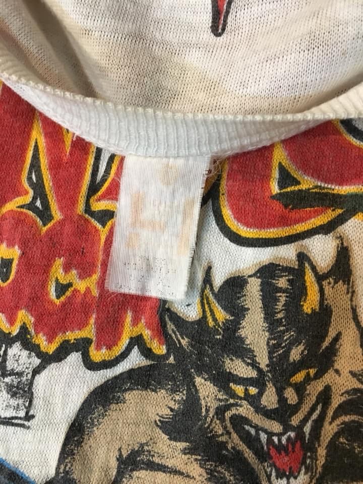 Vintage Van Halen Monsters of Rock 80s T-Shirt Sz. XL