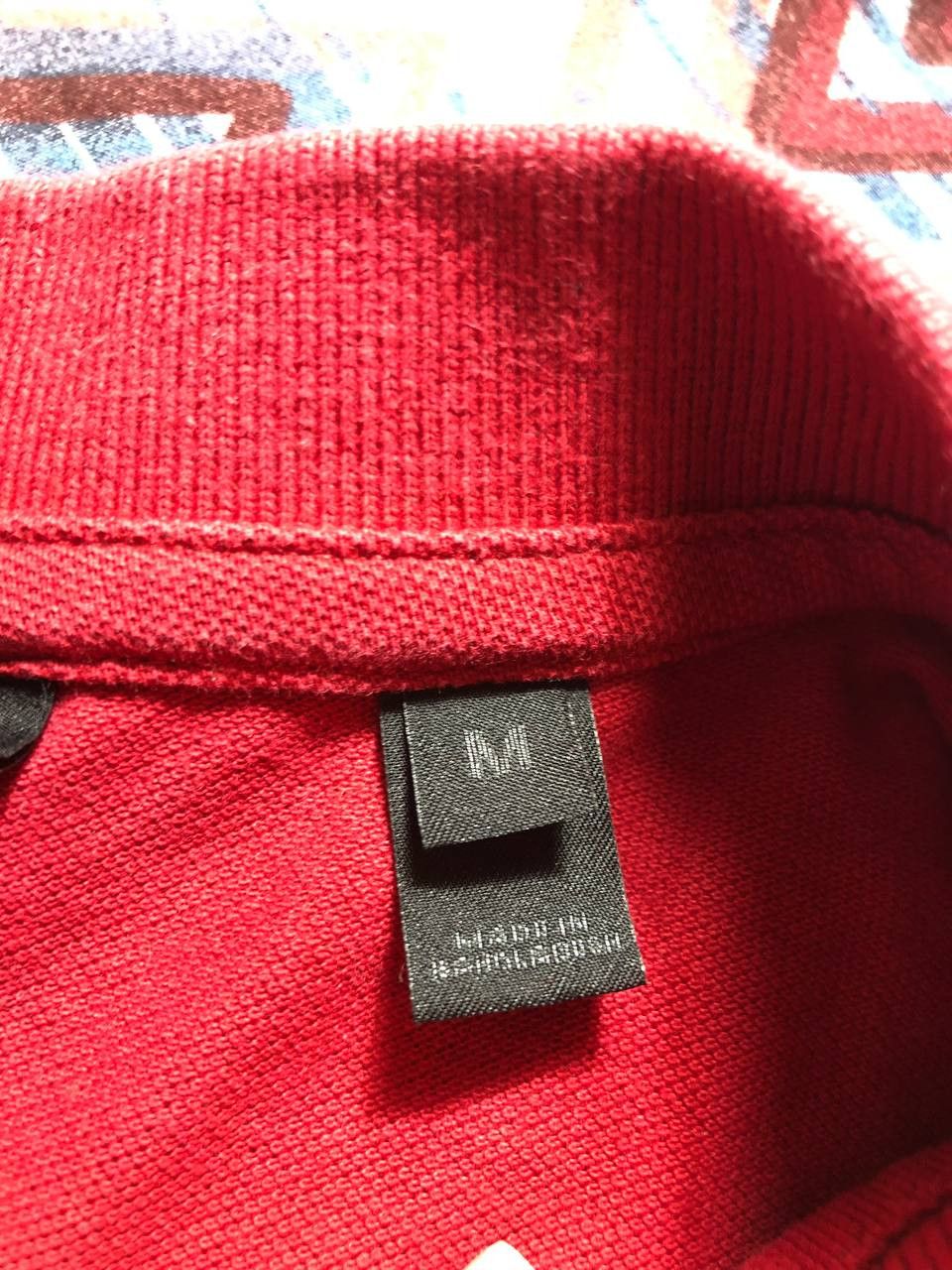 Belstaff Streetwear red T-Shirt Belstaff logo polos Y2K Vintage Size US M / EU 48-50 / 2 - 3 Thumbnail
