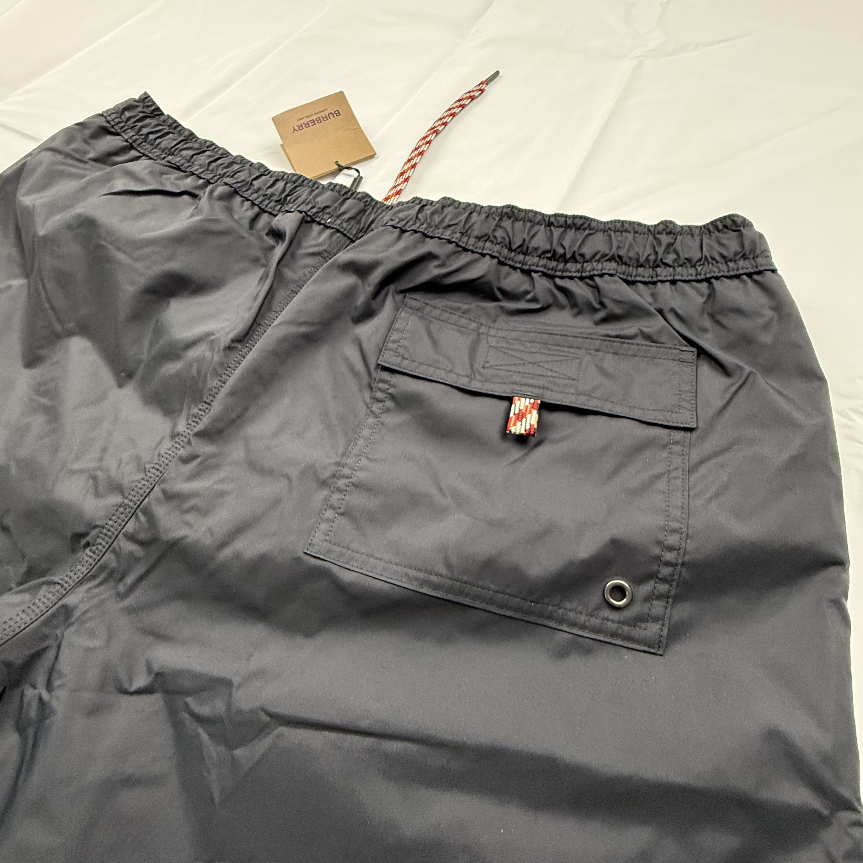 Burberry Burberry London England Mens Black Logo Patch Swim Shorts Size US 41 - 8 Thumbnail