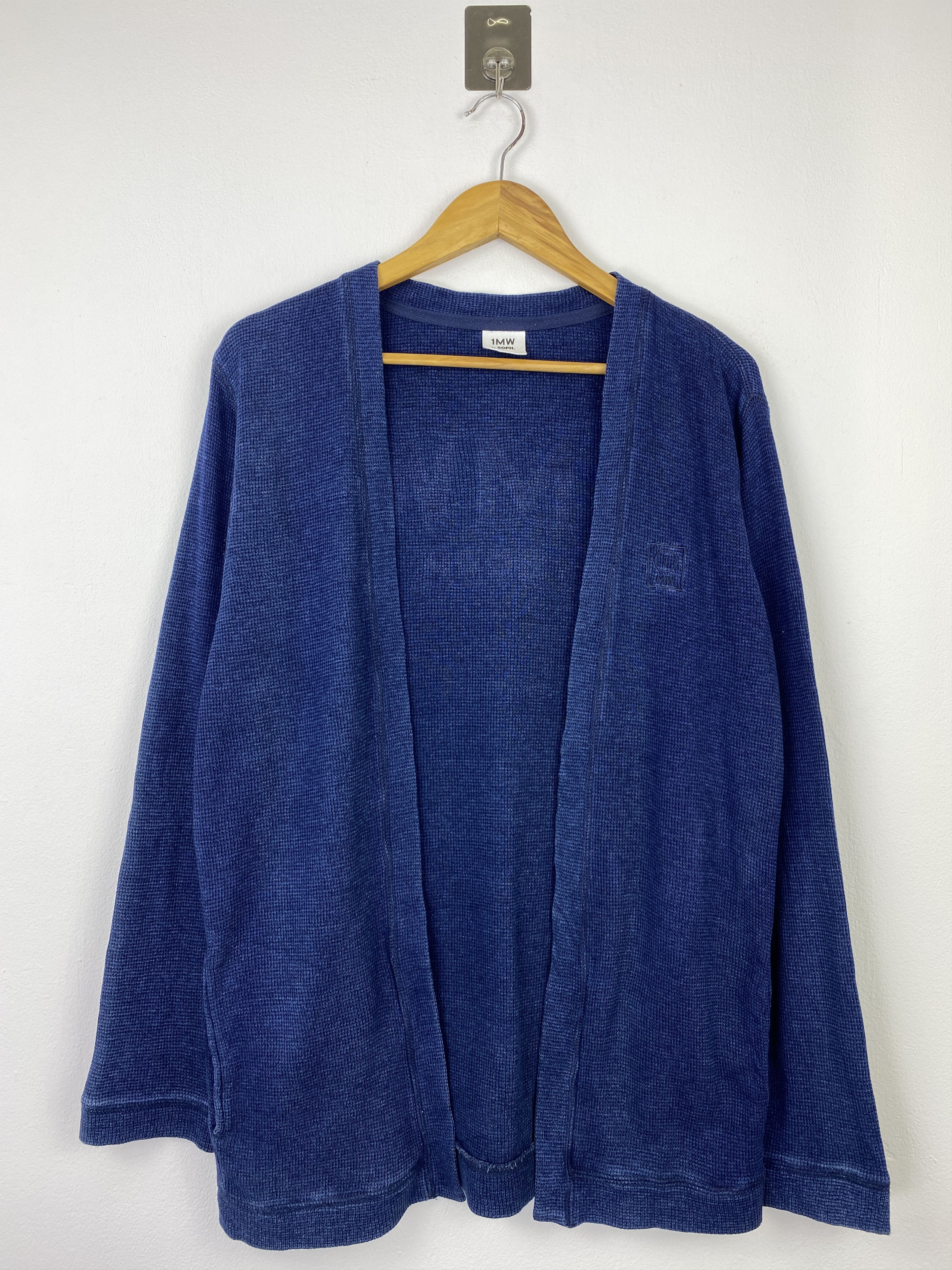 GU Vintage 1MW by SOPH GU Waffle Knit Cardigan BP0048 Size US M / EU 48-50 / 2 - 1 Thumbnail