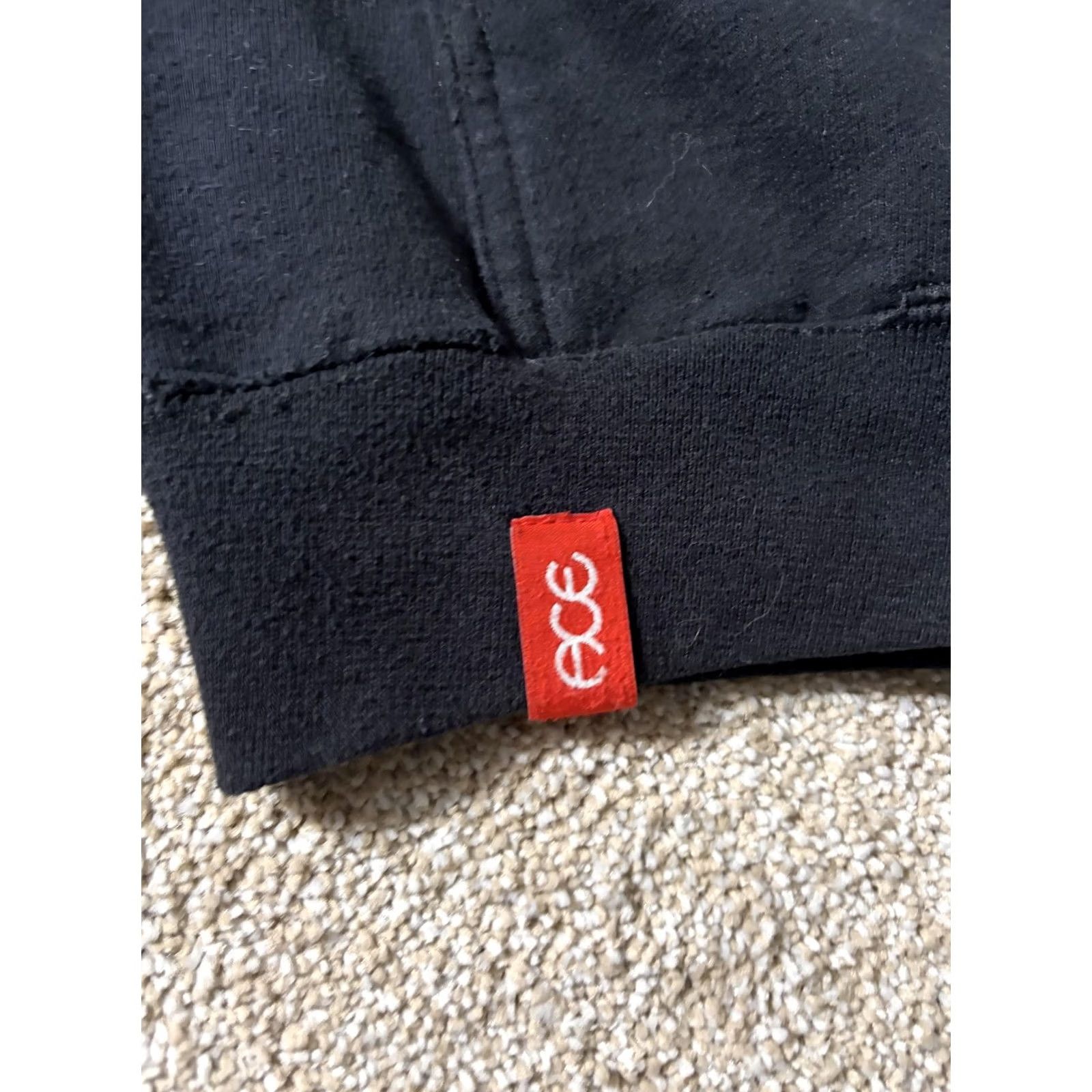 Vintage Ace Trucks Mfg Hoodie Mens Small Black Full Zip Graphic Print Skateboard Trucks MFG 90s? Size US S / EU 44-46 / 1 - 2 Thumbnail