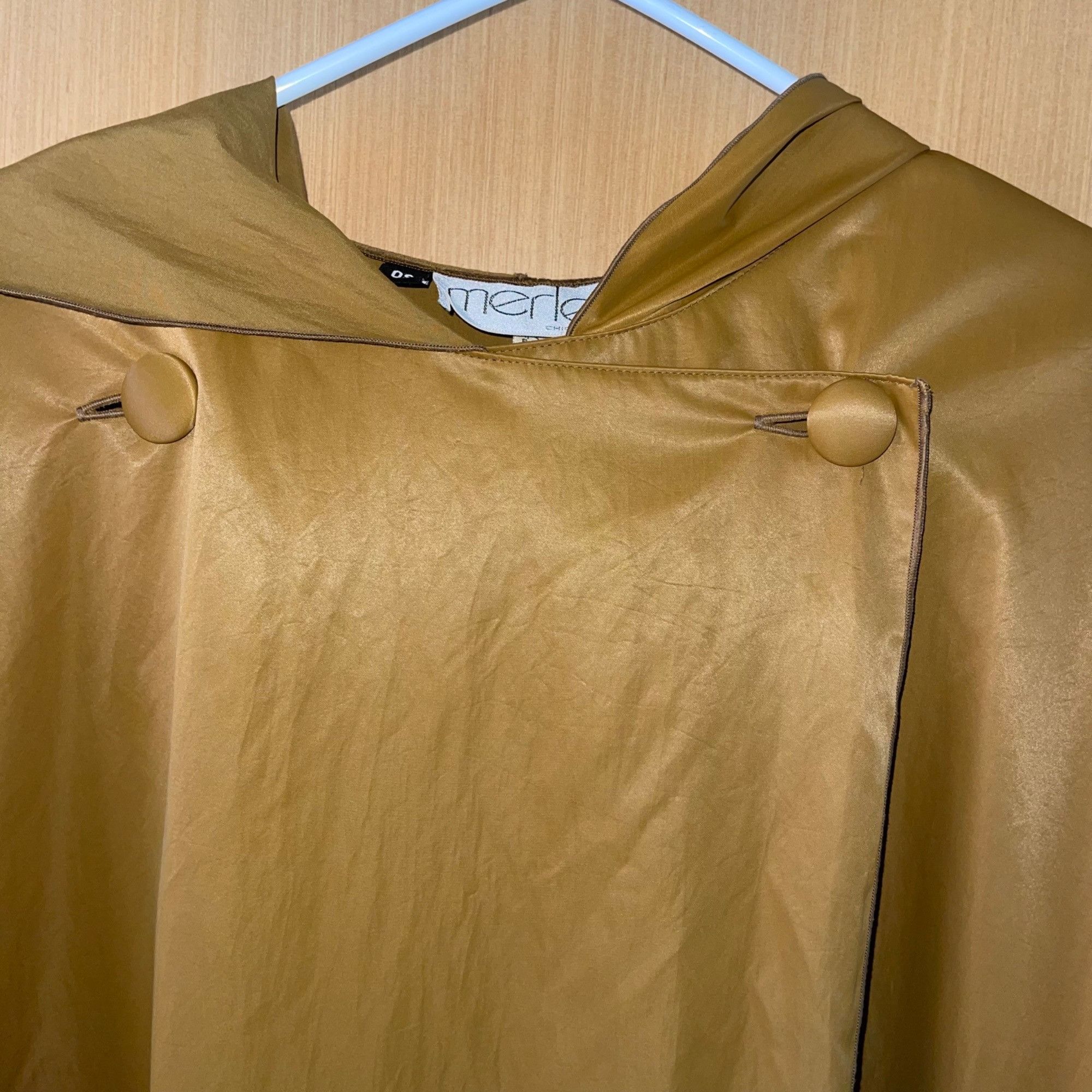Vintage Merle Chicago Vintage Womens Jacket One Size Tan Size ONE SIZE - 4 Thumbnail