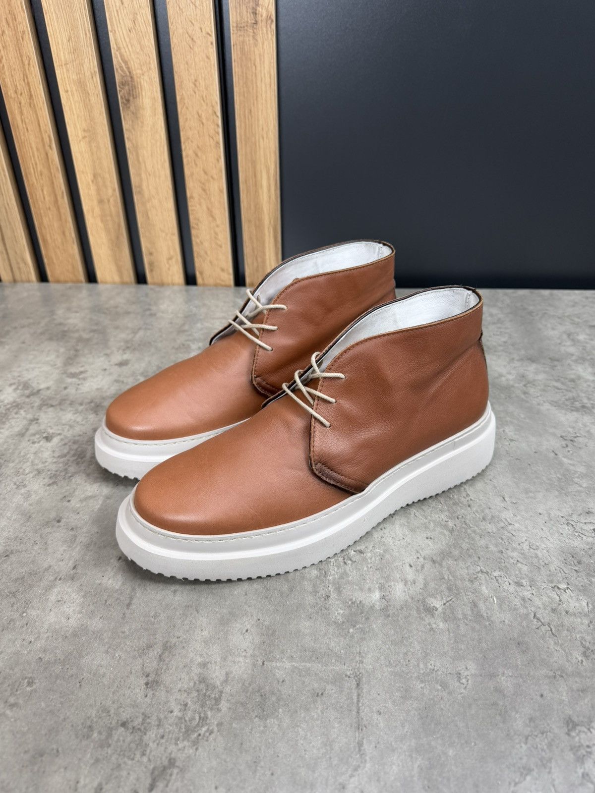 Moreschi Moreschi Leather Desert Boots Brown Size 41 Size US 8 / EU 41 - 13 Thumbnail