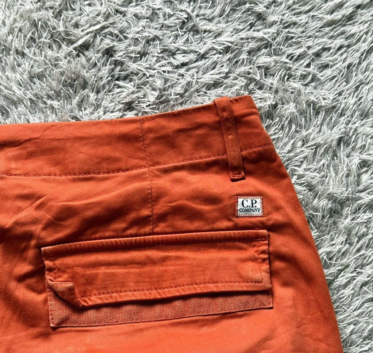 C.P. Company C.P. COMPANY ORANGE GARMENT DYED CARGO PANTS Size US 33 - 9 Thumbnail