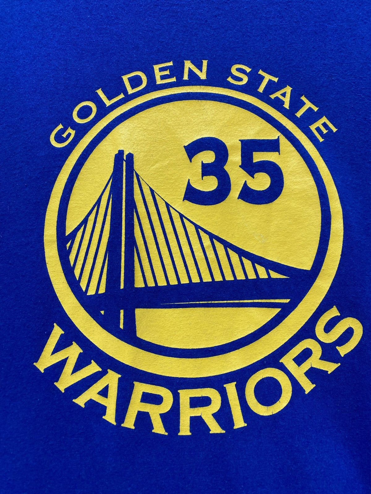 Adidas × NBA Adidas Golden State Warriors #35 Kevin Durant T Shirt Size US L / EU 52-54 / 3 - 14 Thumbnail