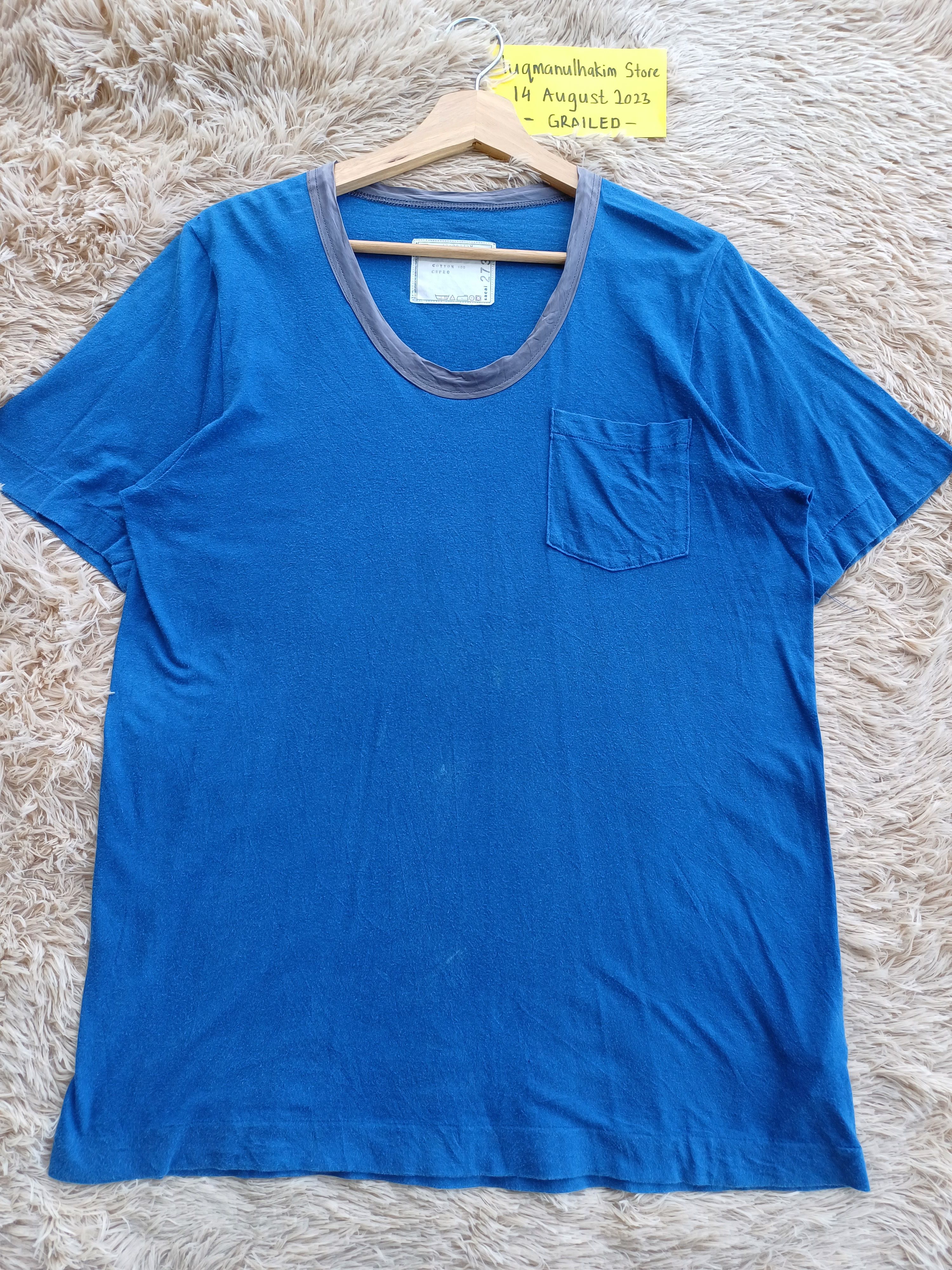 Sacai Vintage Sacai Plain Rare Design Tshirt Size US M / EU 48-50 / 2 - 4 Thumbnail
