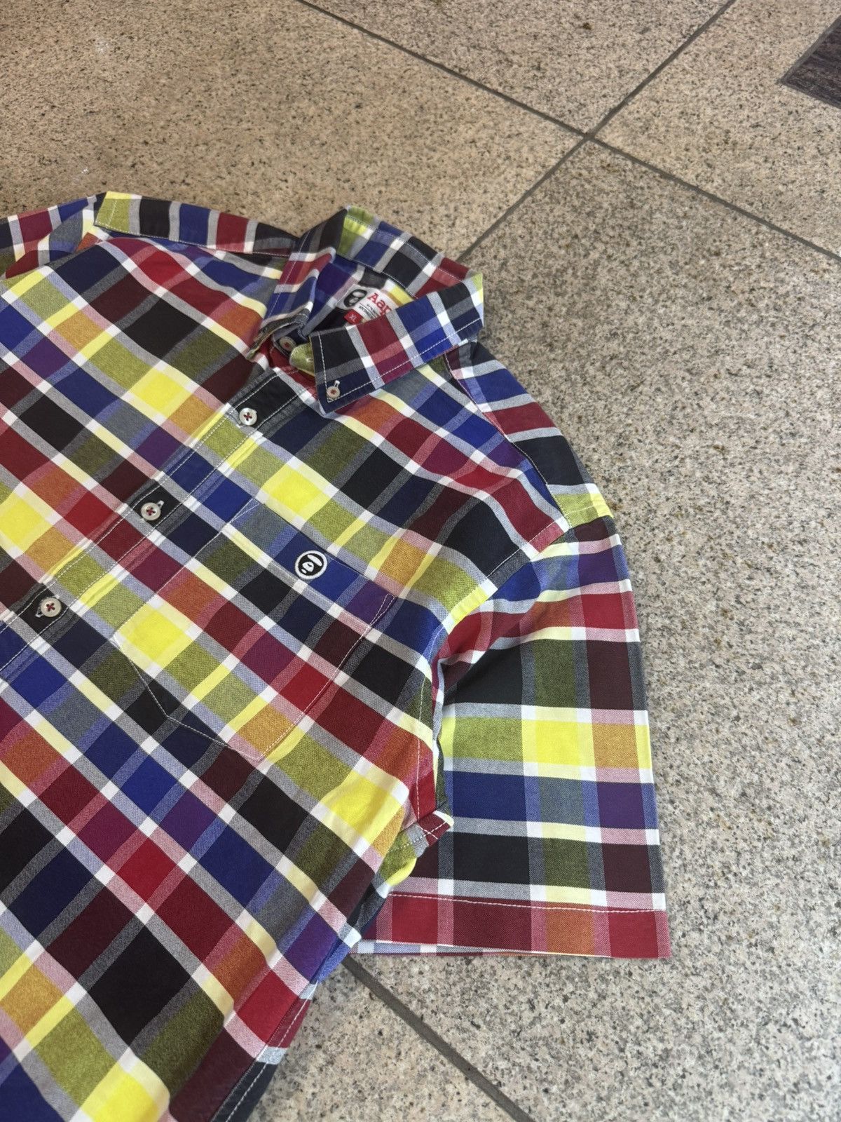 Aape Aape plaid short-sleeved shirt Size US XL / EU 56 / 4 - 7 Thumbnail