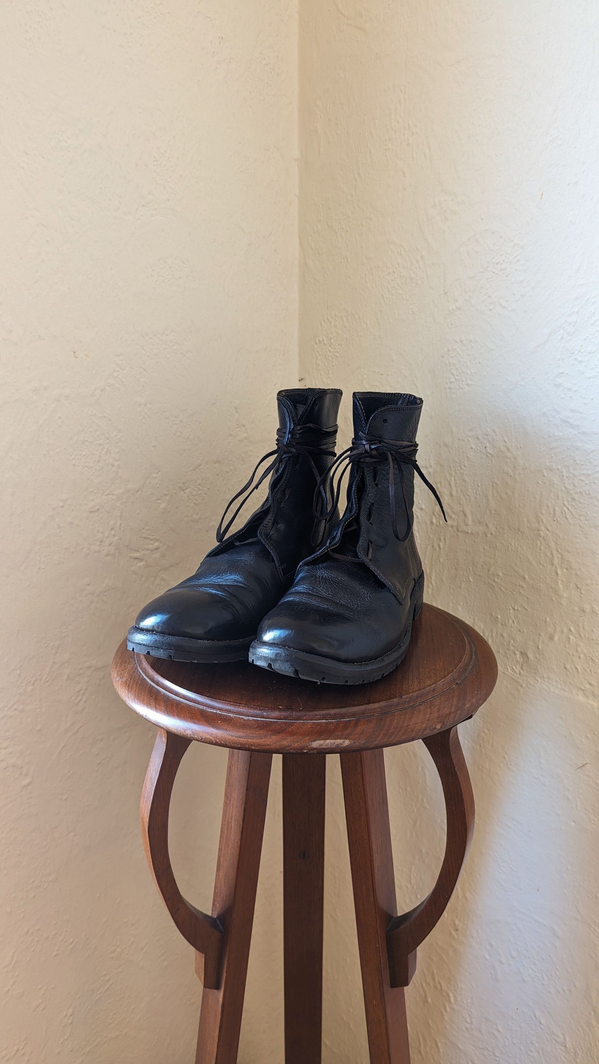 Guidi GUIDI Boots 795Z | Reverse Cordovan | Fur Lined (HorseHair