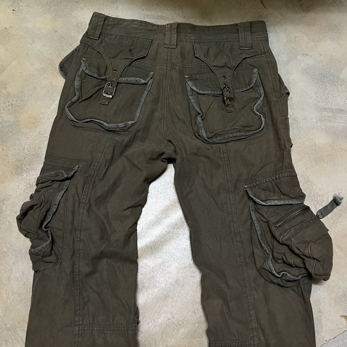 Japanese Brand Cargo Pants Multipockets Tactical Style Size US 32 / EU 48 - 15 Thumbnail